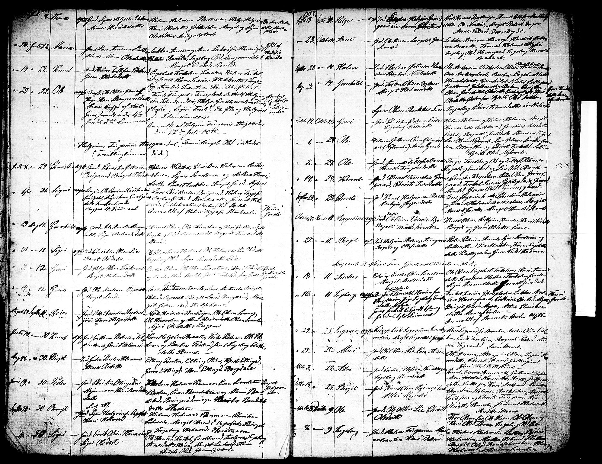 Nes kirkebøker, AV/SAKO-A-236/G/Ga/L0001: Parish register (copy) no. I 1, 1843-1872