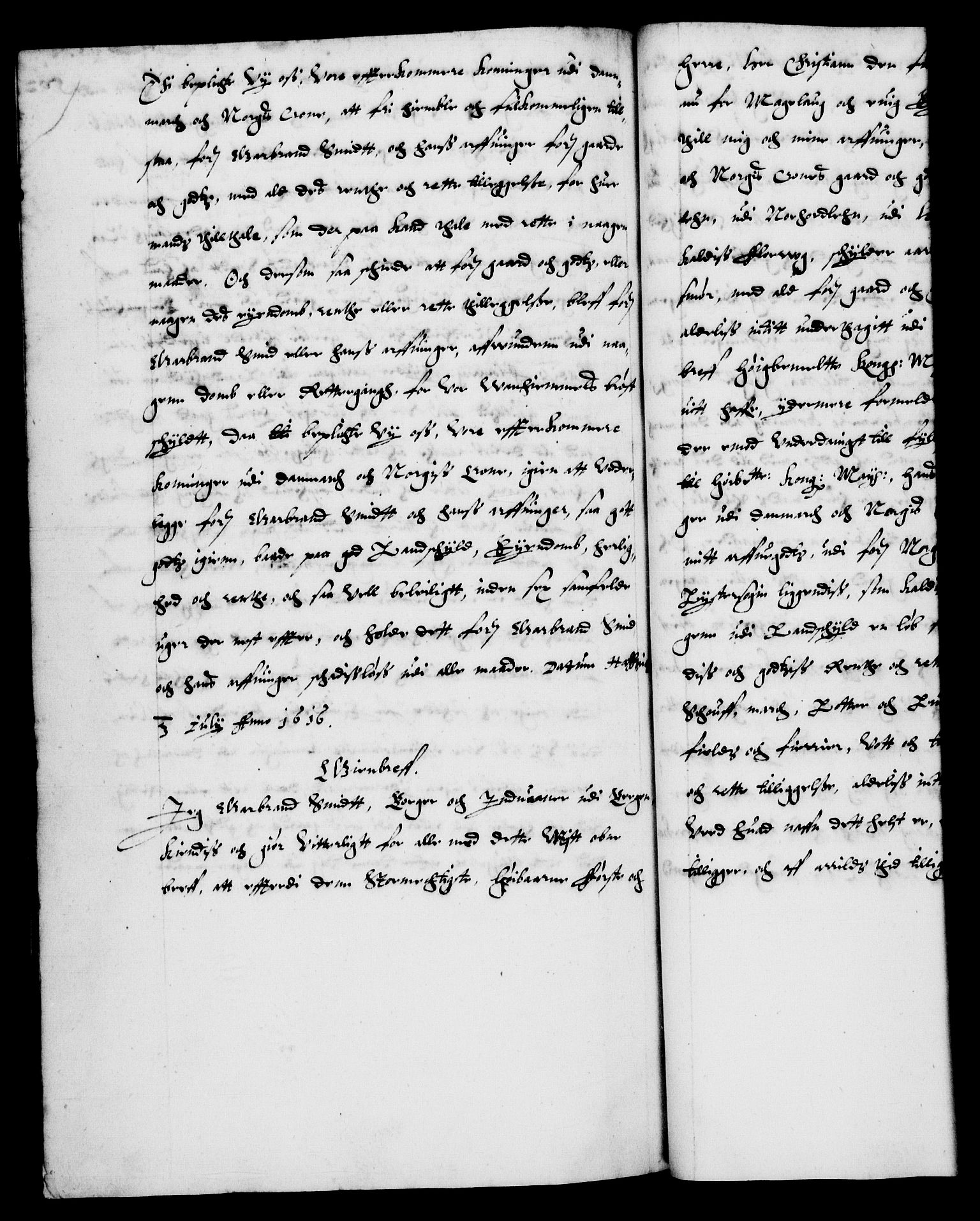 Danske Kanselli 1572-1799, RA/EA-3023/F/Fc/Fca/Fcaa/L0003: Norske registre (mikrofilm), 1596-1616, p. 502b