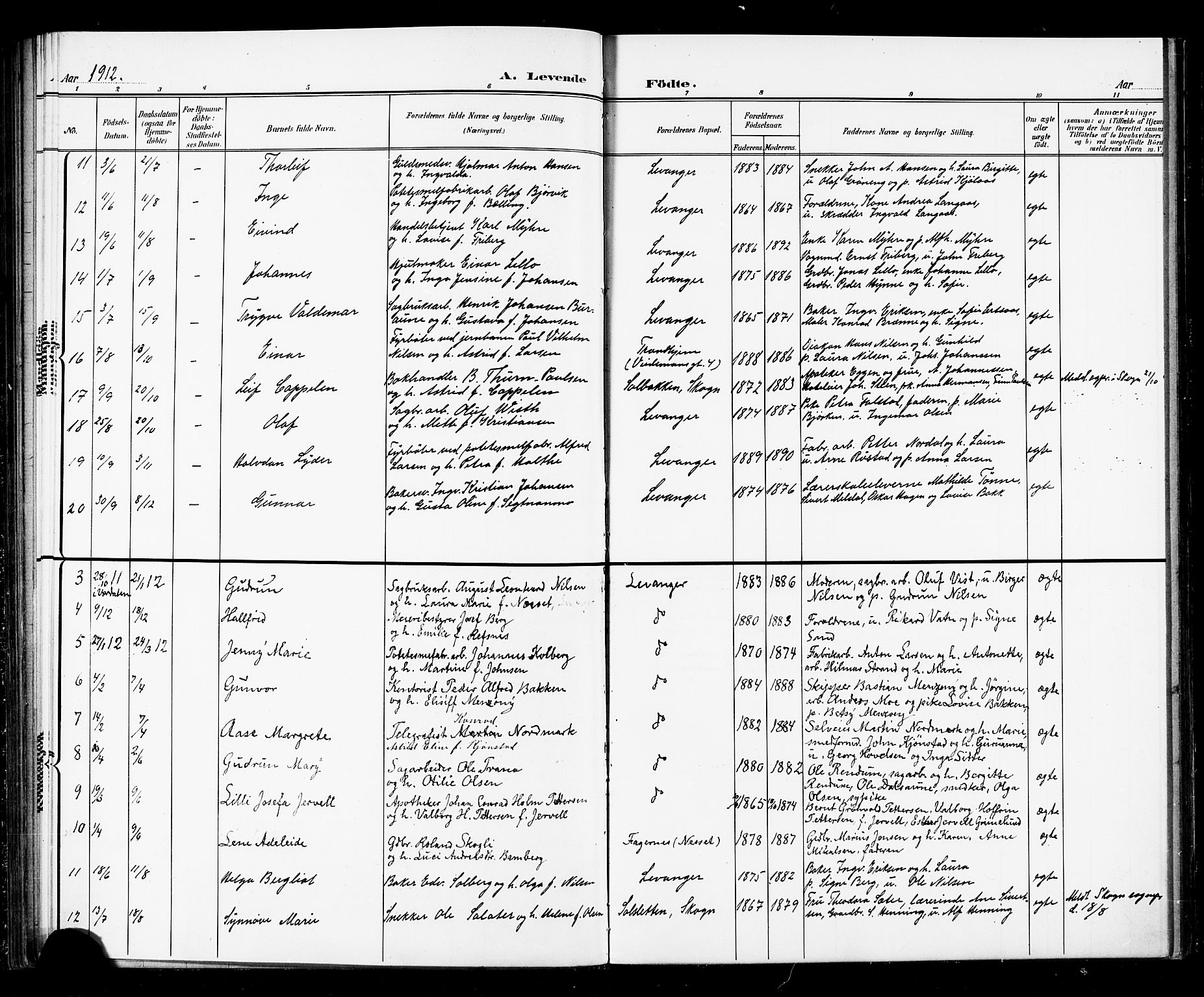 Ministerialprotokoller, klokkerbøker og fødselsregistre - Nord-Trøndelag, SAT/A-1458/720/L0192: Parish register (copy) no. 720C01, 1880-1917, p. 46k