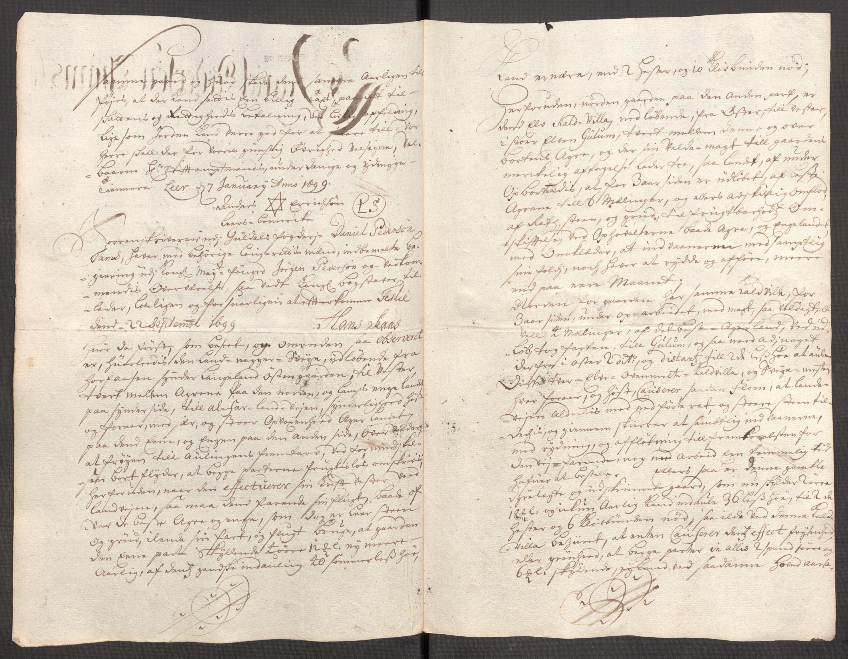 Rentekammeret inntil 1814, Reviderte regnskaper, Fogderegnskap, AV/RA-EA-4092/R60/L3951: Fogderegnskap Orkdal og Gauldal, 1701, p. 321