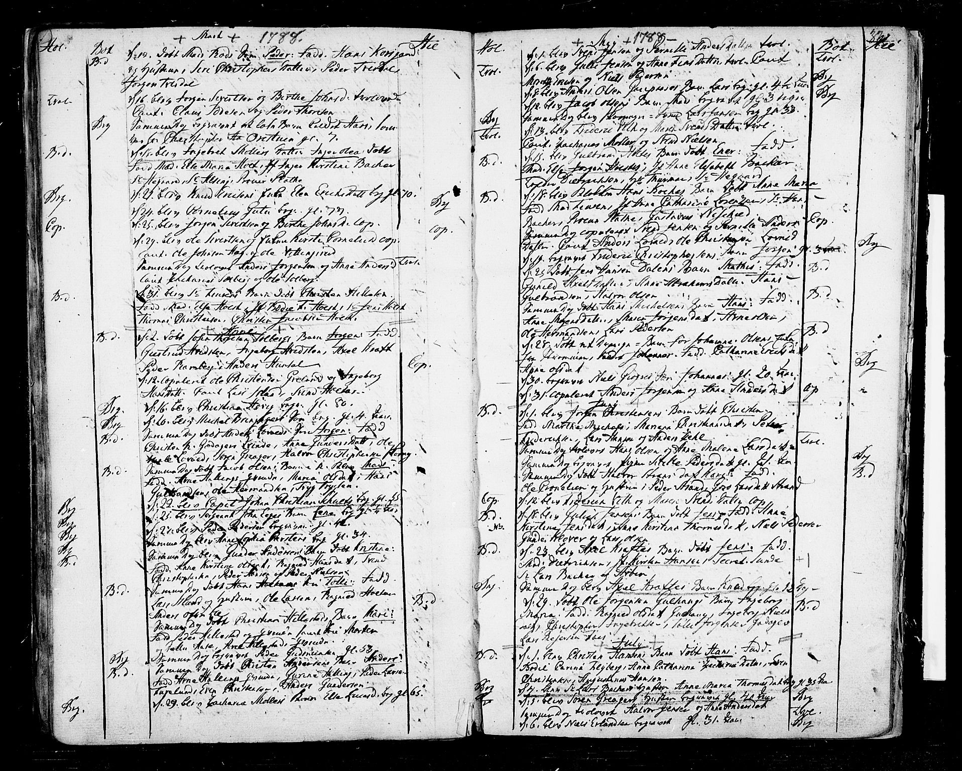 Botne kirkebøker, AV/SAKO-A-340/F/Fa/L0002: Parish register (official) no. I 2, 1779-1791, p. 32