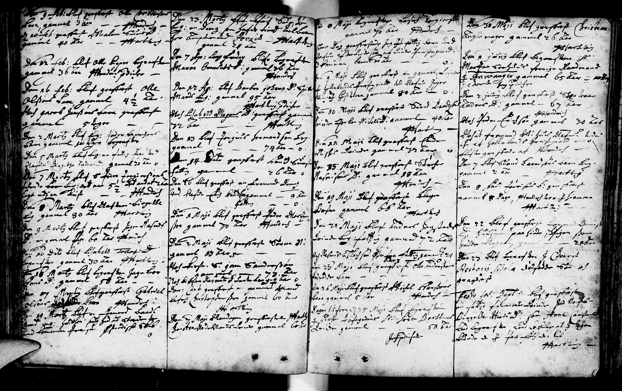 Domkirken sokneprestkontor, AV/SAST-A-101812/001/30/30BA/L0001: Parish register (official) no. A 1 /1, 1688-1727