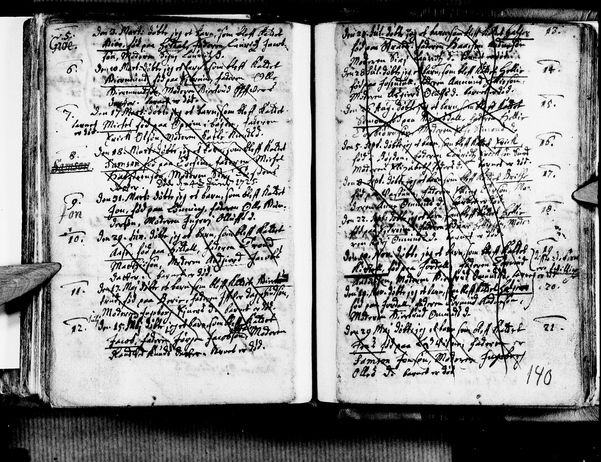 Ullensvang sokneprestembete, SAB/A-78701/H/Haa: Parish register (official) no. A 1 /3, 1676-1719, p. 140