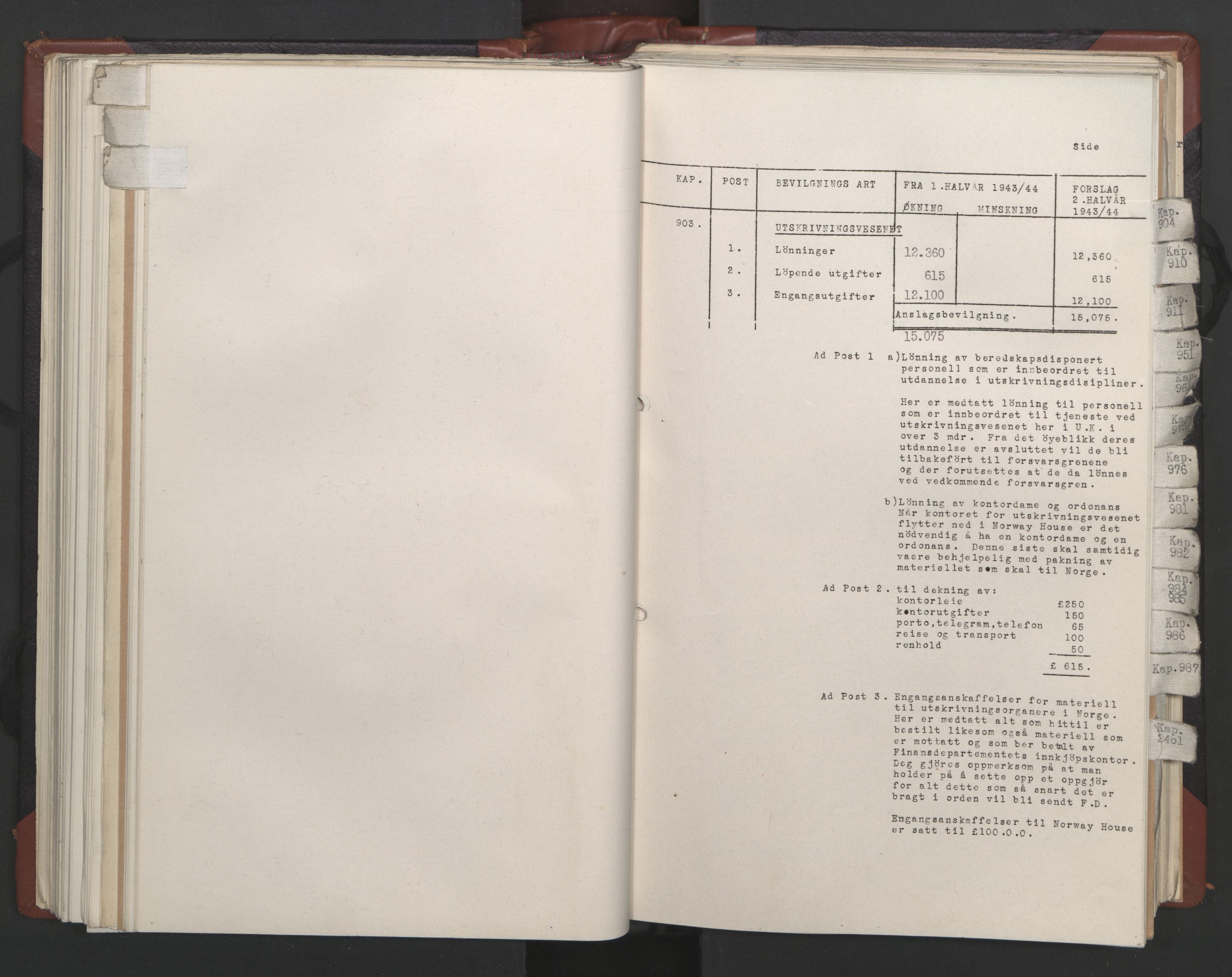 Statsrådssekretariatet, RA/S-1001/A/Ac/L0124: Kgl. res. 14/1-30/6, 1944, p. 169