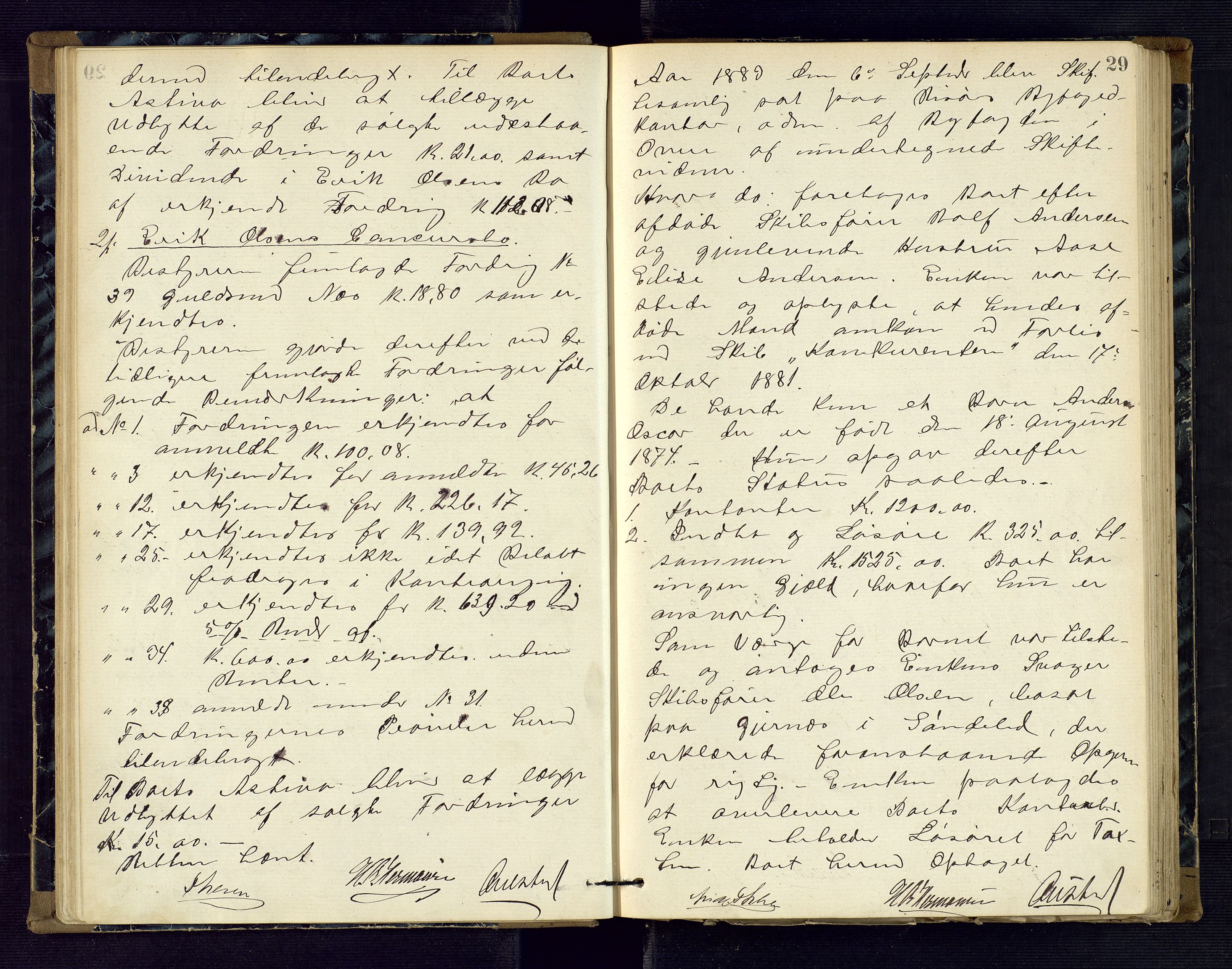 Risør byfogd, AV/SAK-1222-0005/H/Hc/L0004: Skifteprotokoll nr. 3B, 1882-1886, p. 29