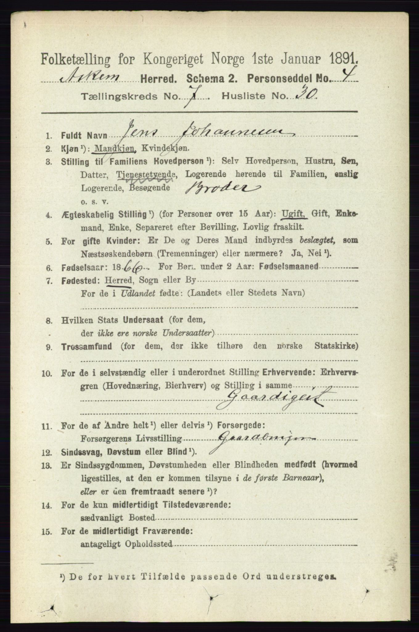 RA, 1891 census for 0124 Askim, 1891, p. 1187