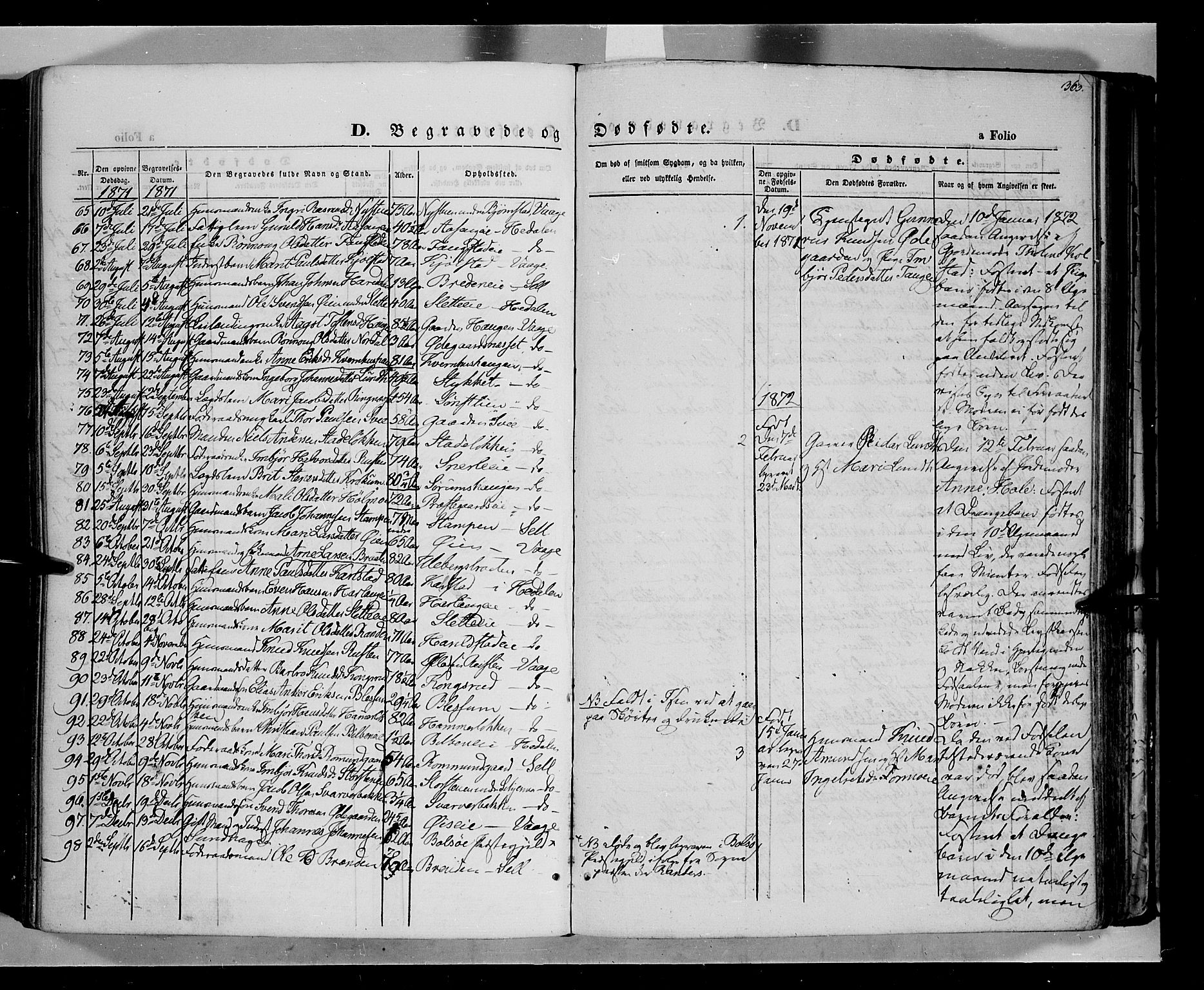 Vågå prestekontor, SAH/PREST-076/H/Ha/Haa/L0006: Parish register (official) no. 6 /1, 1856-1872, p. 363