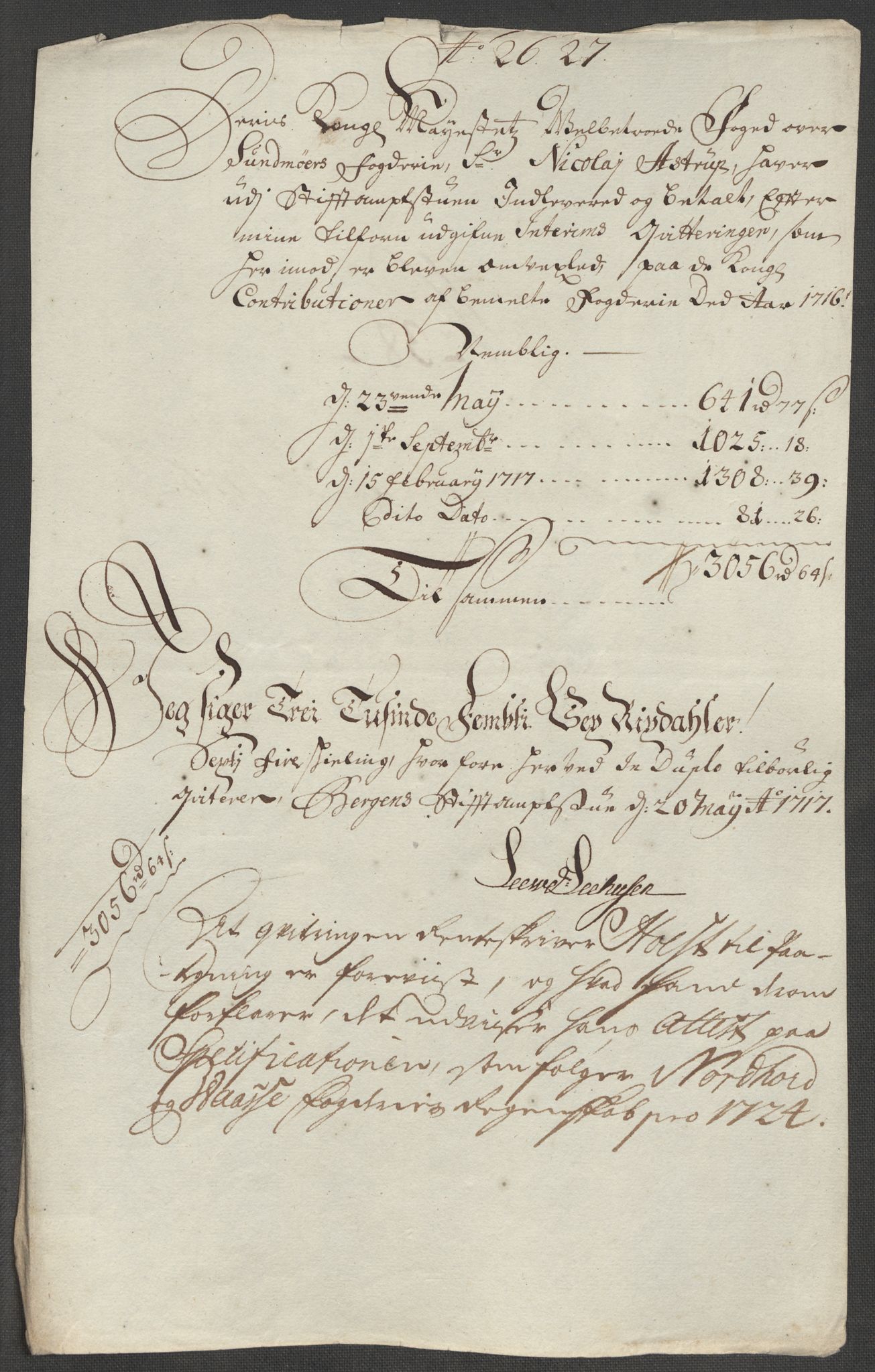 Rentekammeret inntil 1814, Reviderte regnskaper, Fogderegnskap, AV/RA-EA-4092/R54/L3568: Fogderegnskap Sunnmøre, 1716, p. 184