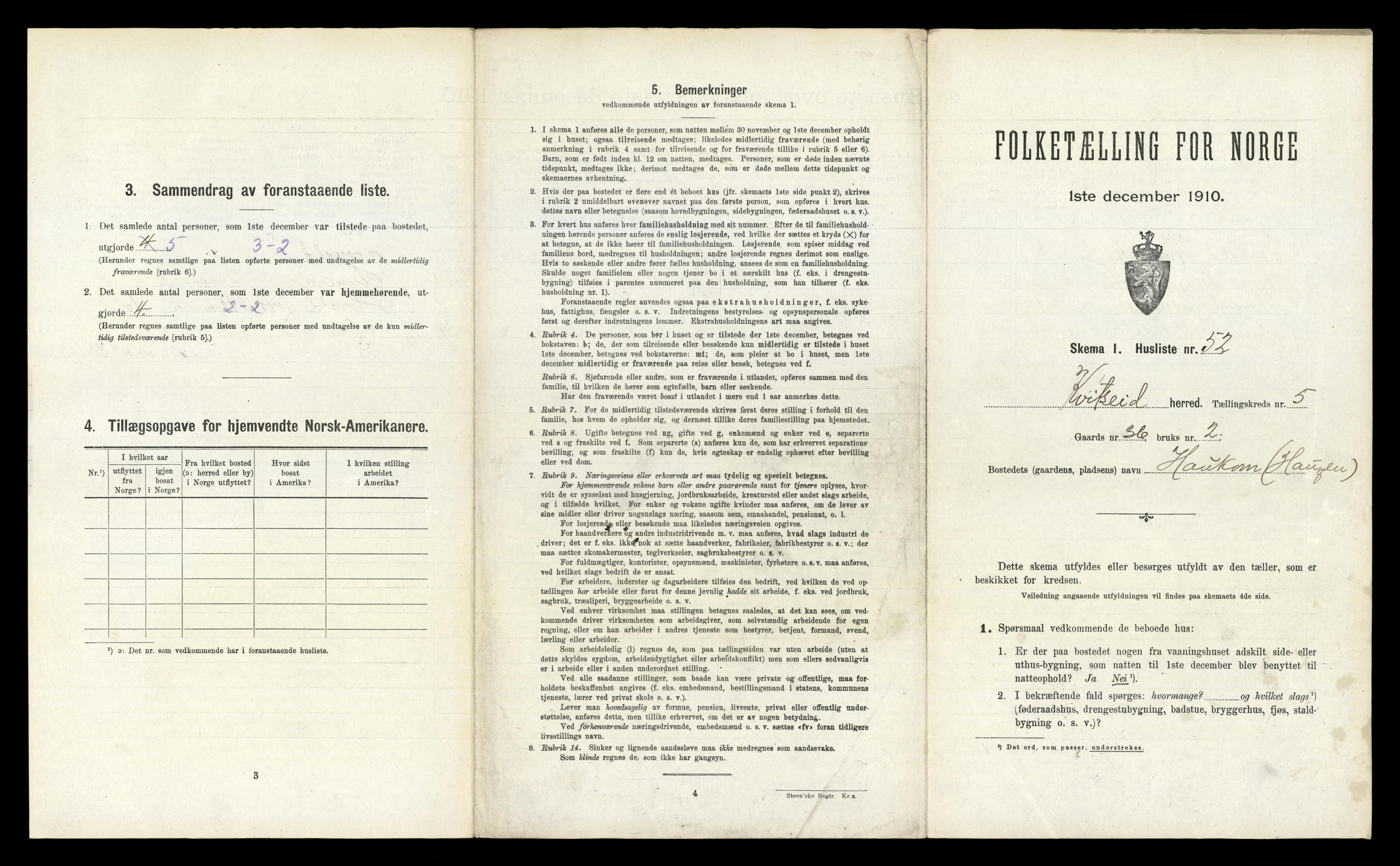 RA, 1910 census for Kviteseid, 1910, p. 532