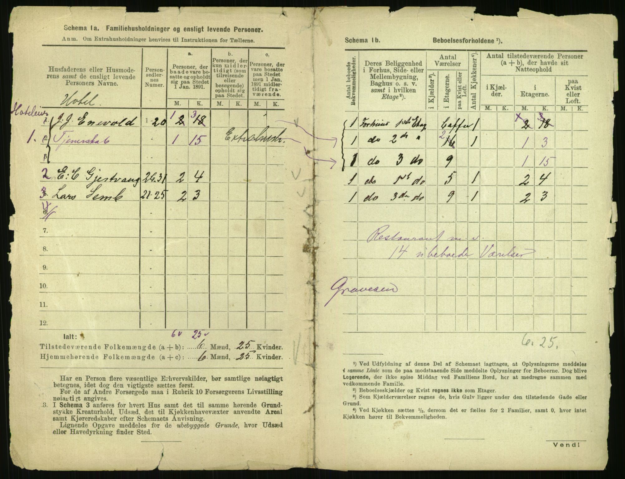 RA, 1891 census for 0301 Kristiania, 1891, p. 17646