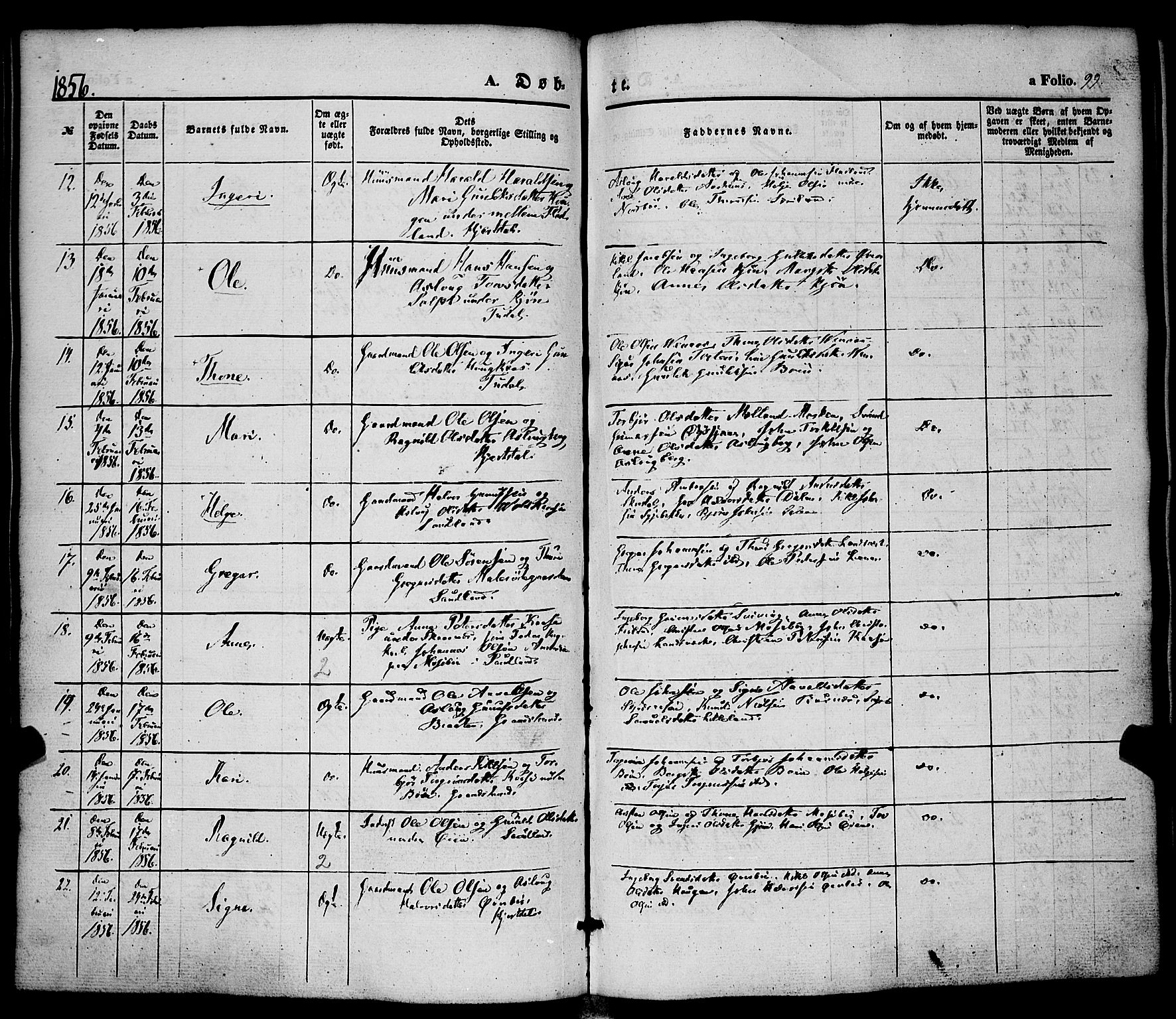 Hjartdal kirkebøker, AV/SAKO-A-270/F/Fa/L0008: Parish register (official) no. I 8, 1844-1859, p. 99
