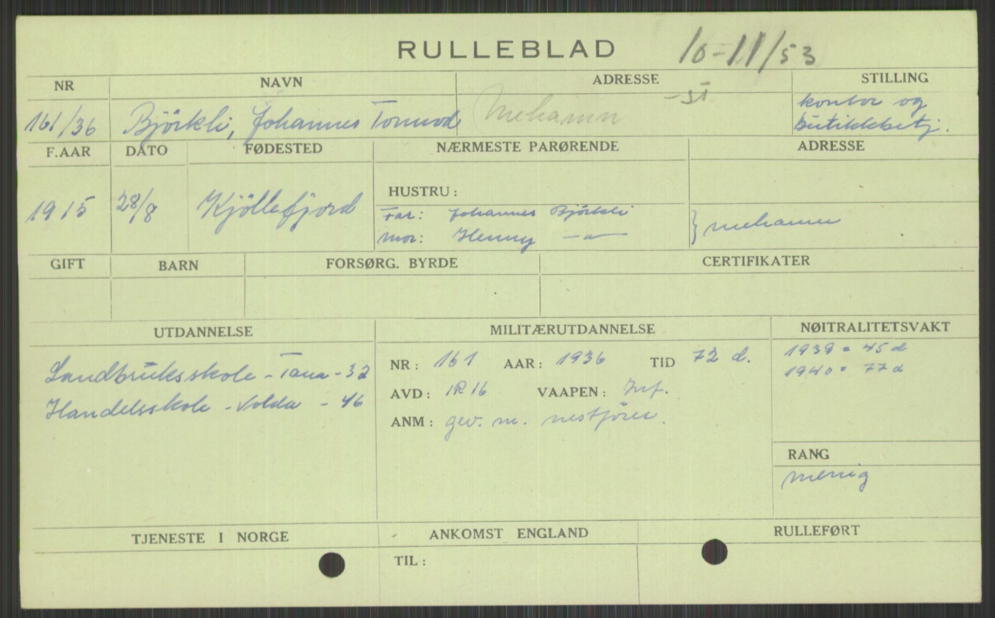 Forsvaret, Varanger bataljon, AV/RA-RAFA-2258/1/D/L0441: Rulleblad for fødte 1913-1917, 1913-1917, p. 639