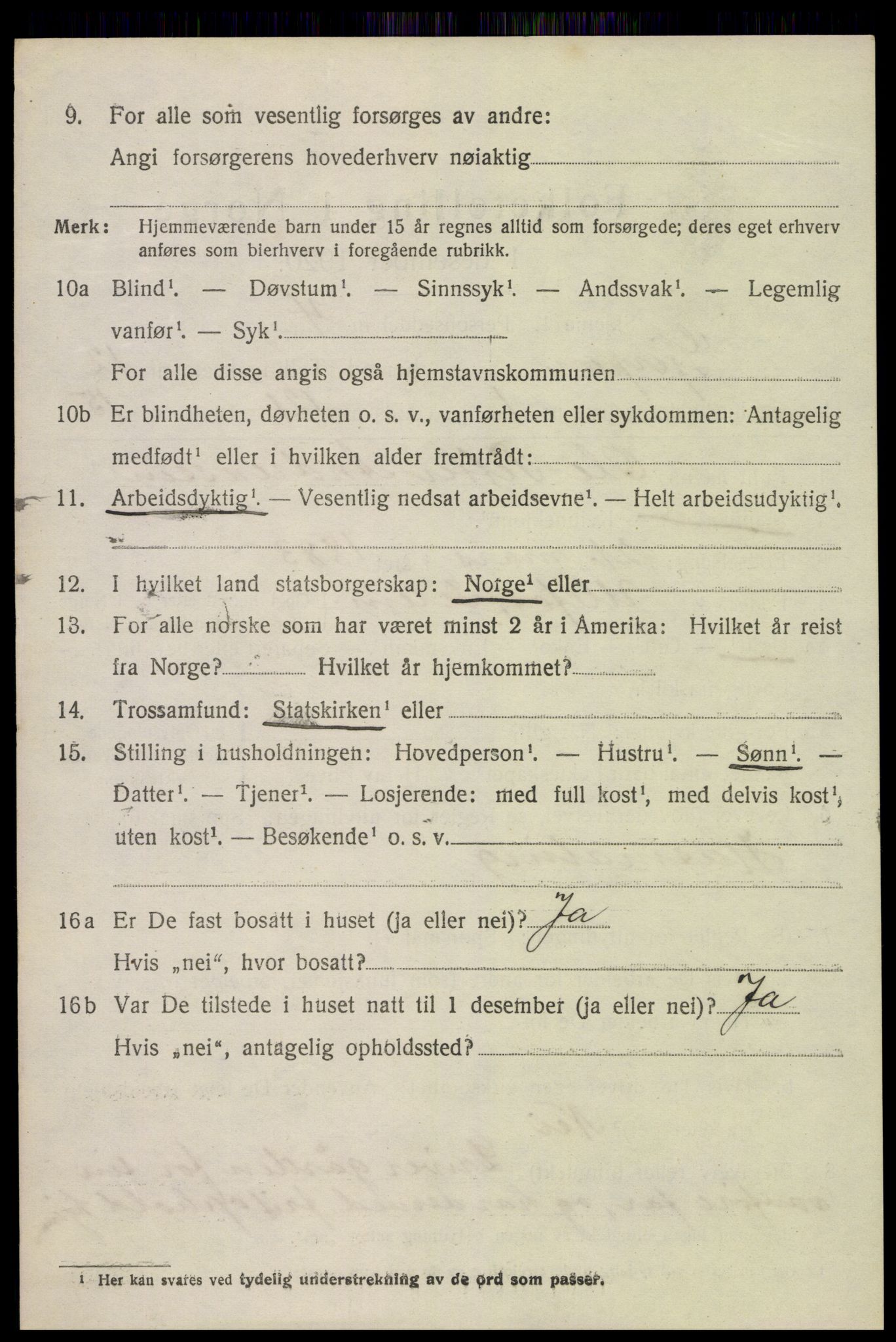 SAKO, 1920 census for Gjerpen, 1920, p. 13579