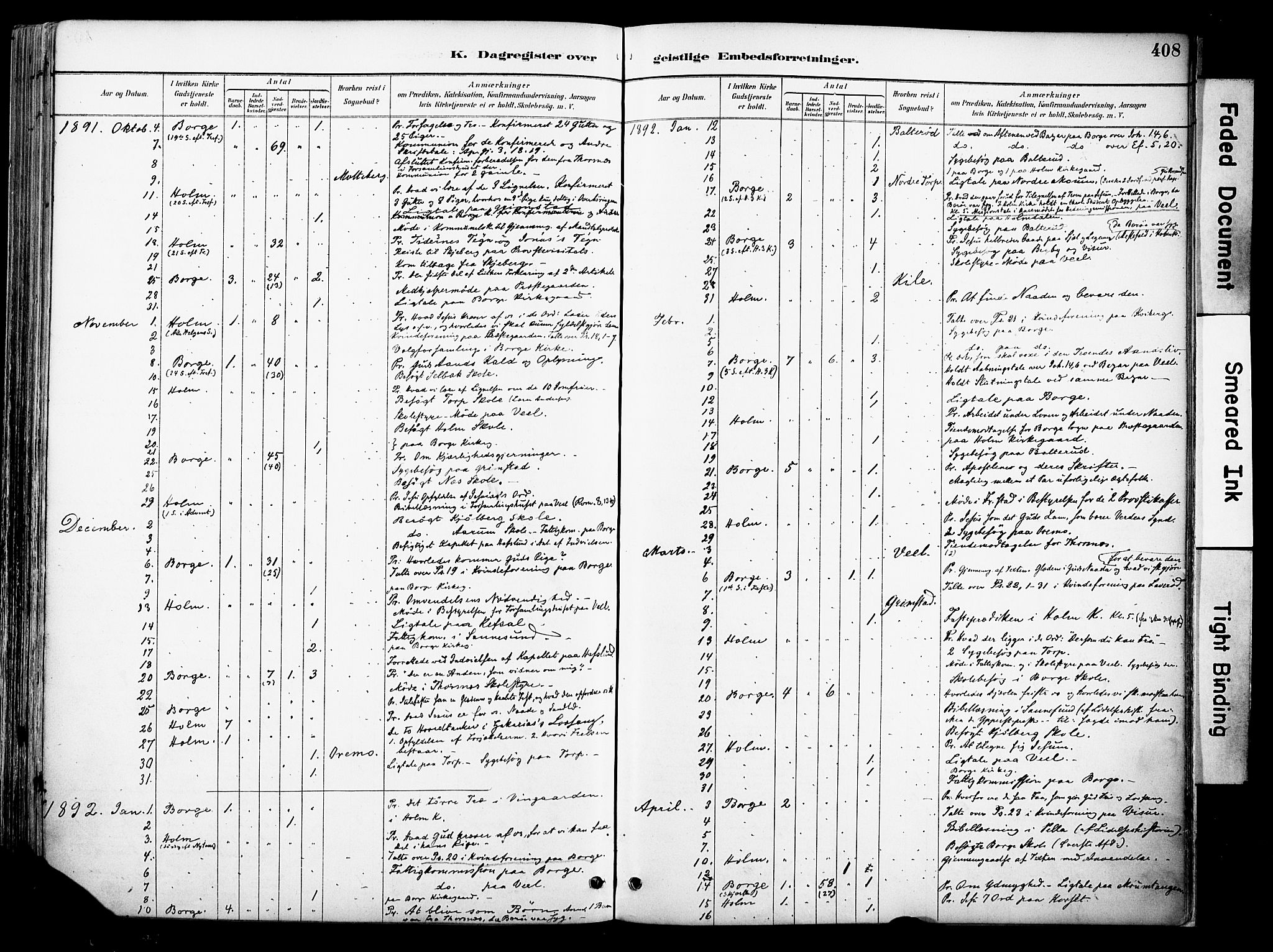 Borge prestekontor Kirkebøker, AV/SAO-A-10903/F/Fa/L0008: Parish register (official) no. I 8B, 1887-1902, p. 408