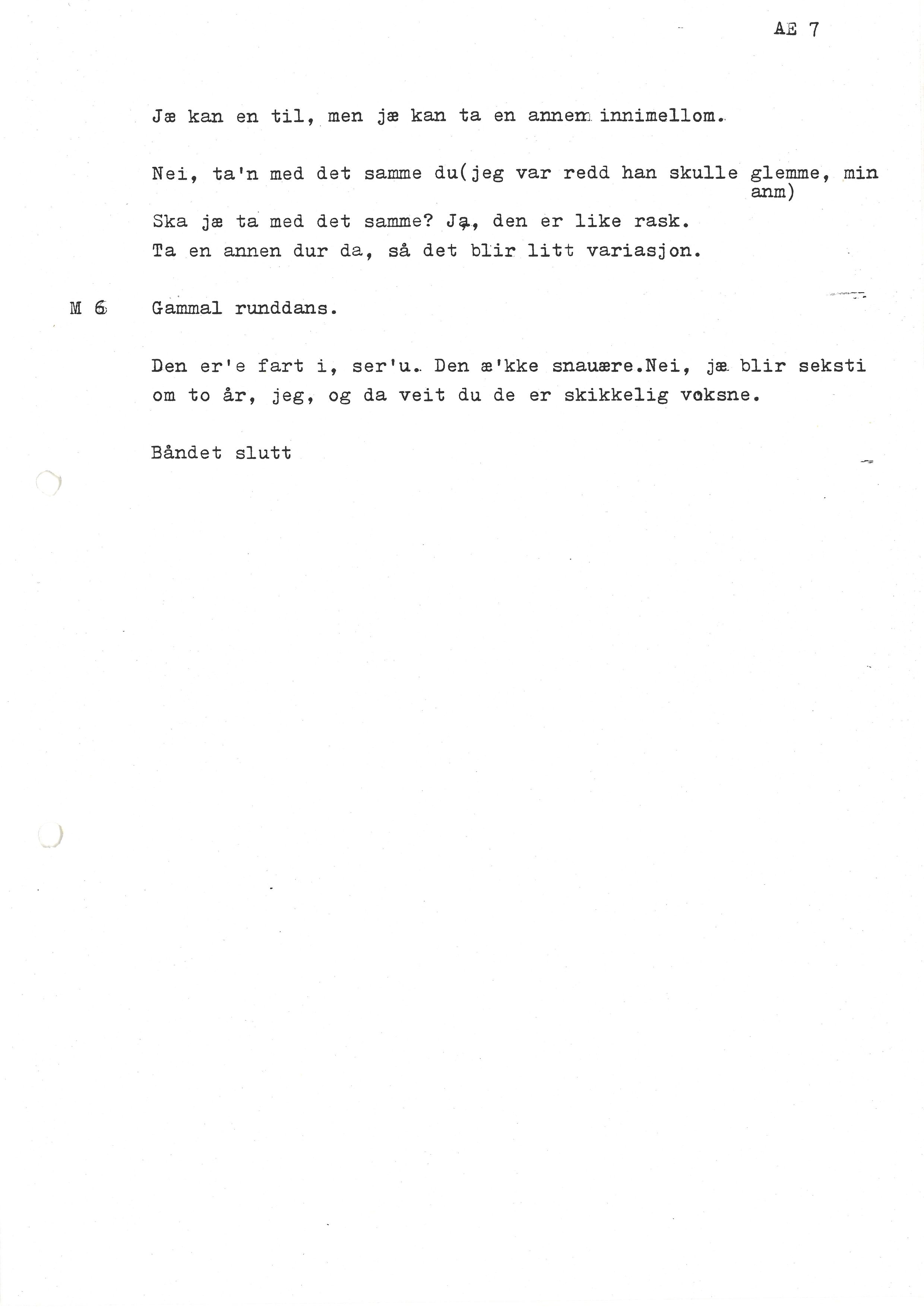 Sa 16 - Folkemusikk fra Vestfold, Gjerdesamlingen, VEMU/A-1868/I/L0001: Informantregister med intervjunedtegnelser, 1979-1986