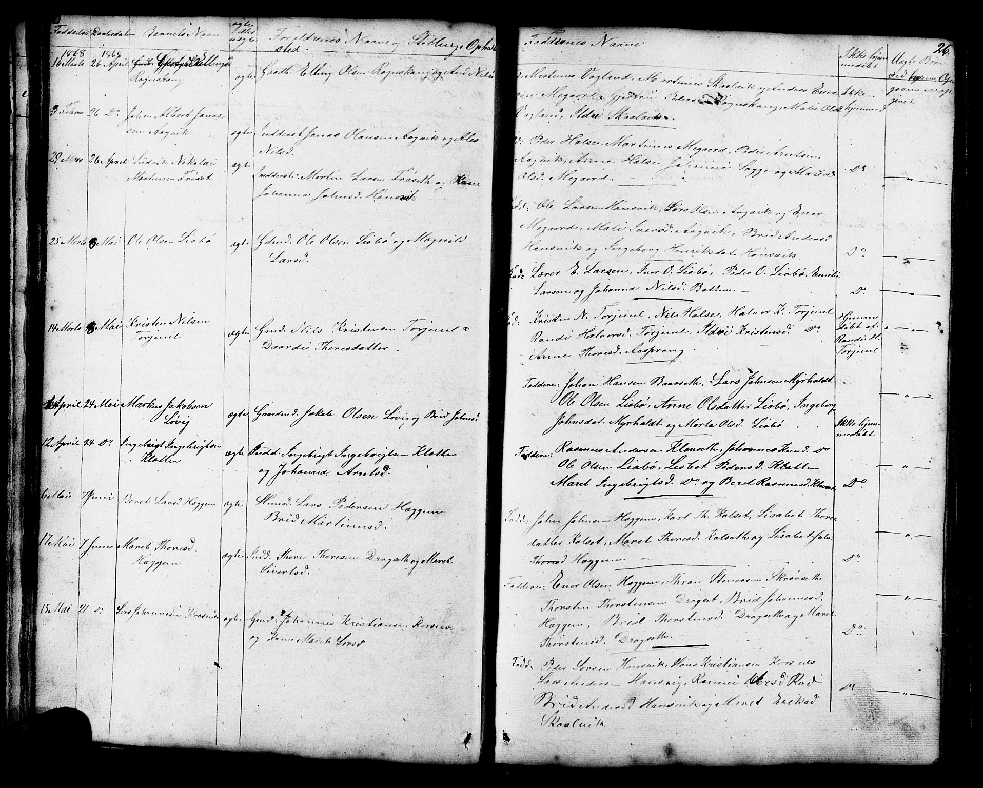 Ministerialprotokoller, klokkerbøker og fødselsregistre - Møre og Romsdal, AV/SAT-A-1454/576/L0890: Parish register (copy) no. 576C01, 1837-1908, p. 26