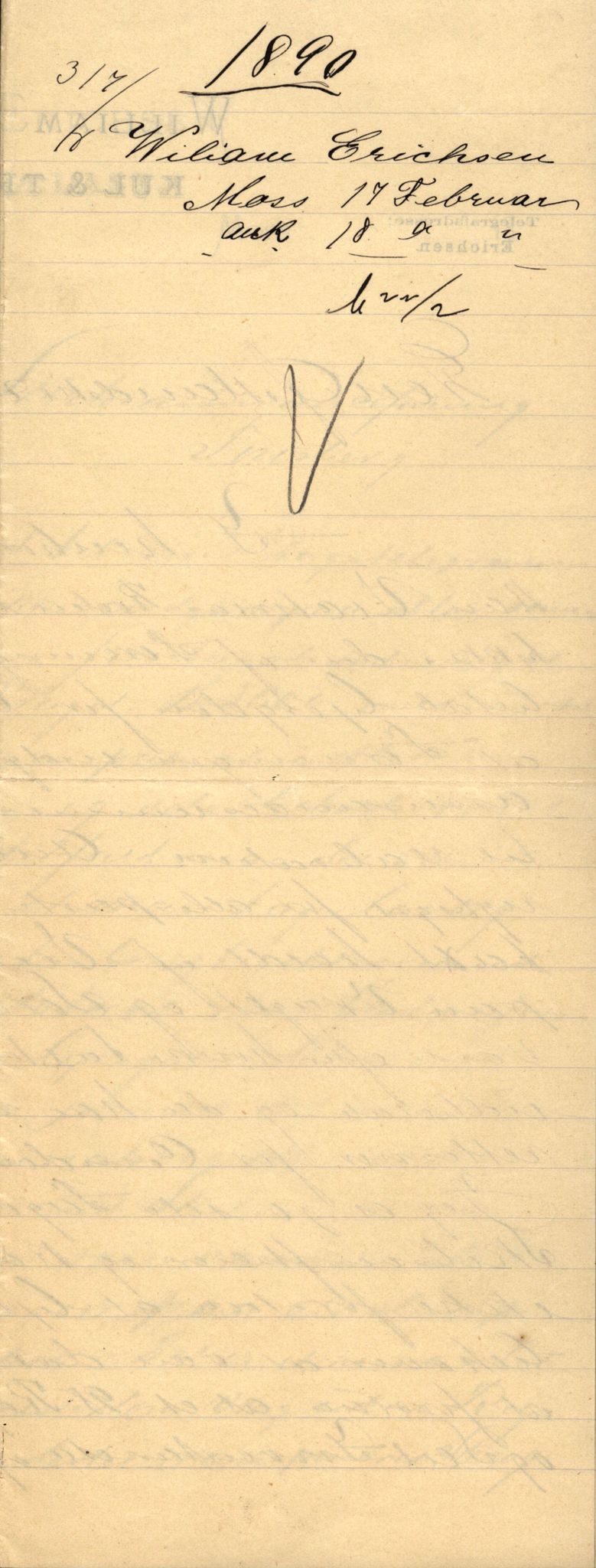 Pa 63 - Østlandske skibsassuranceforening, VEMU/A-1079/G/Ga/L0025/0002: Havaridokumenter / Victoria, St. Petersburg, Windsor, 1890, p. 27