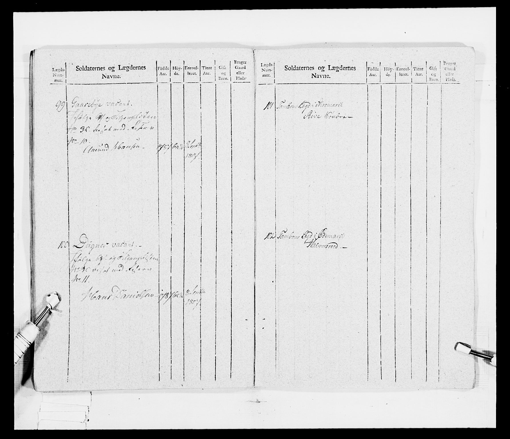 Generalitets- og kommissariatskollegiet, Det kongelige norske kommissariatskollegium, AV/RA-EA-5420/E/Eh/L0030a: Sønnafjelske gevorbne infanteriregiment, 1807, p. 33