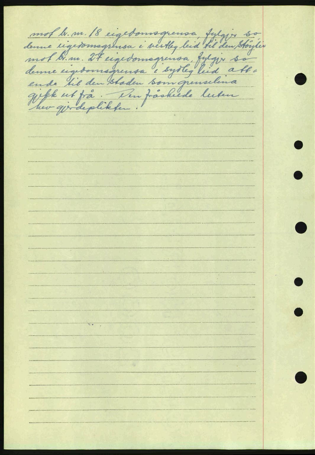Midhordland sorenskriveri, SAB/A-3001/1/G/Gb/Gbj/L0019: Mortgage book no. A37-38, 1944-1945, Diary no: : 994/1945