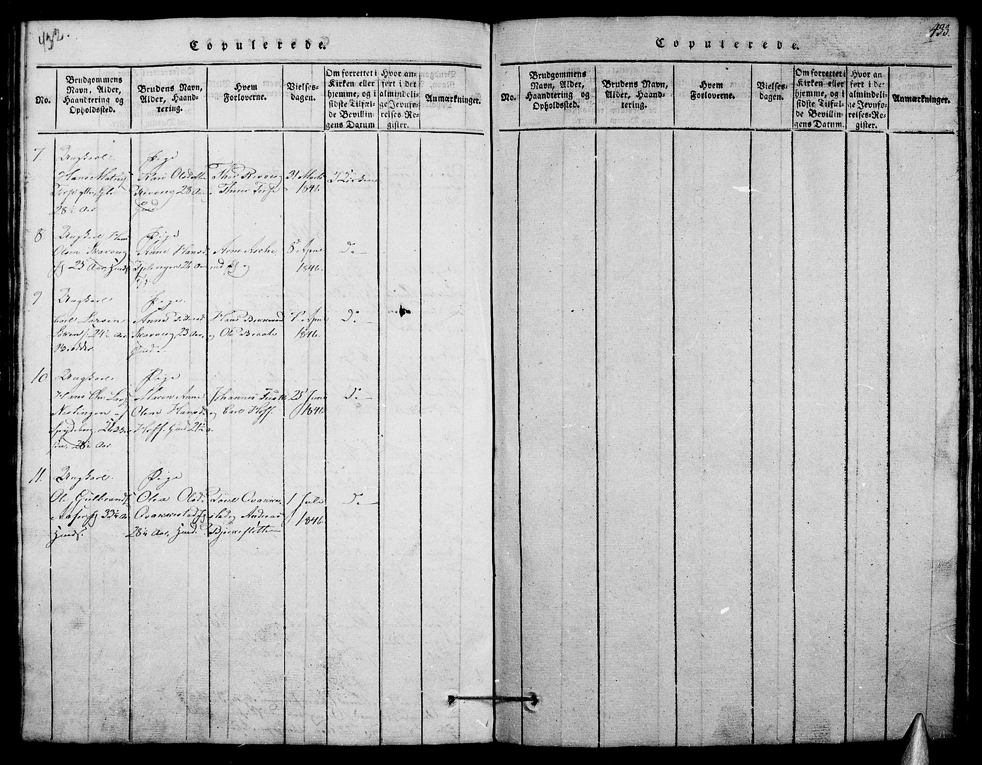 Askim prestekontor Kirkebøker, AV/SAO-A-10900/G/Ga/L0001: Parish register (copy) no. 1, 1817-1846, p. 432-433