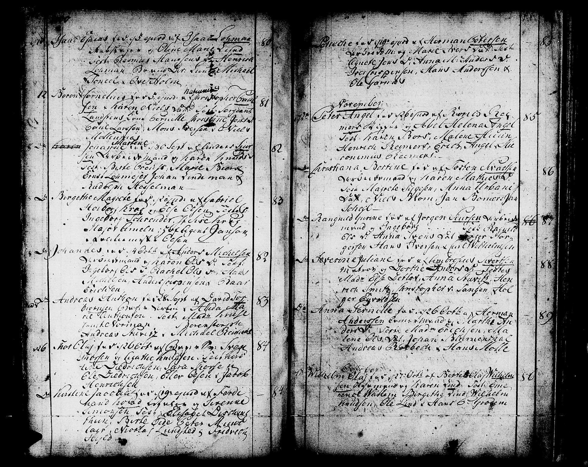 Domkirken sokneprestembete, AV/SAB-A-74801/H/Haa/L0004: Parish register (official) no. A 4, 1763-1820, p. 236-237