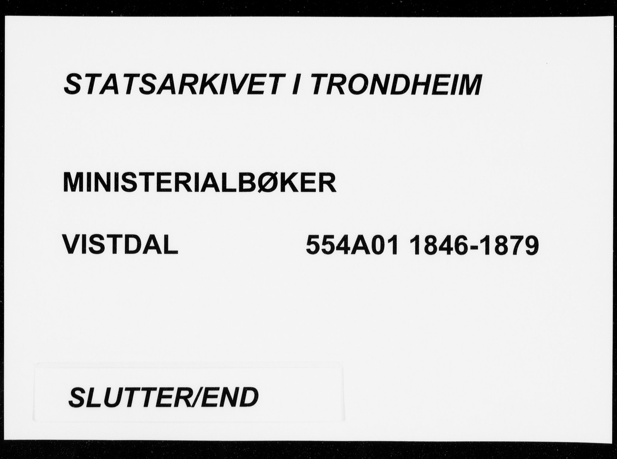 Ministerialprotokoller, klokkerbøker og fødselsregistre - Møre og Romsdal, AV/SAT-A-1454/554/L0643: Parish register (official) no. 554A01, 1846-1879