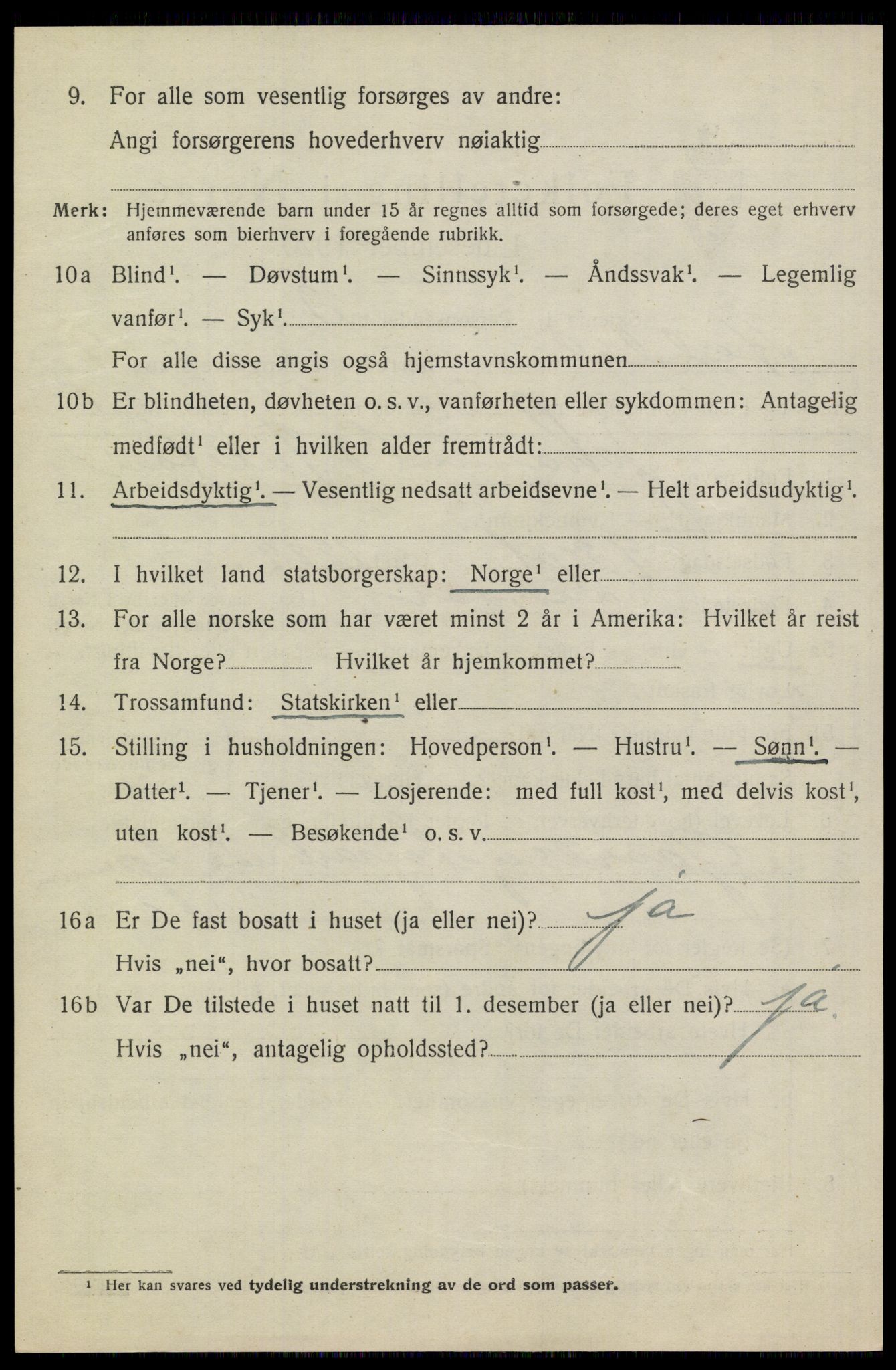 SAKO, 1920 census for Heddal, 1920, p. 6779