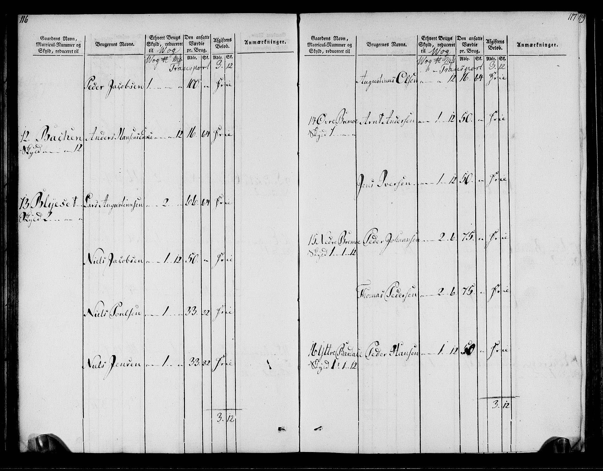 Rentekammeret inntil 1814, Realistisk ordnet avdeling, AV/RA-EA-4070/N/Ne/Nea/L0158: Helgeland fogderi. Oppebørselsregister, 1803-1804, p. 62