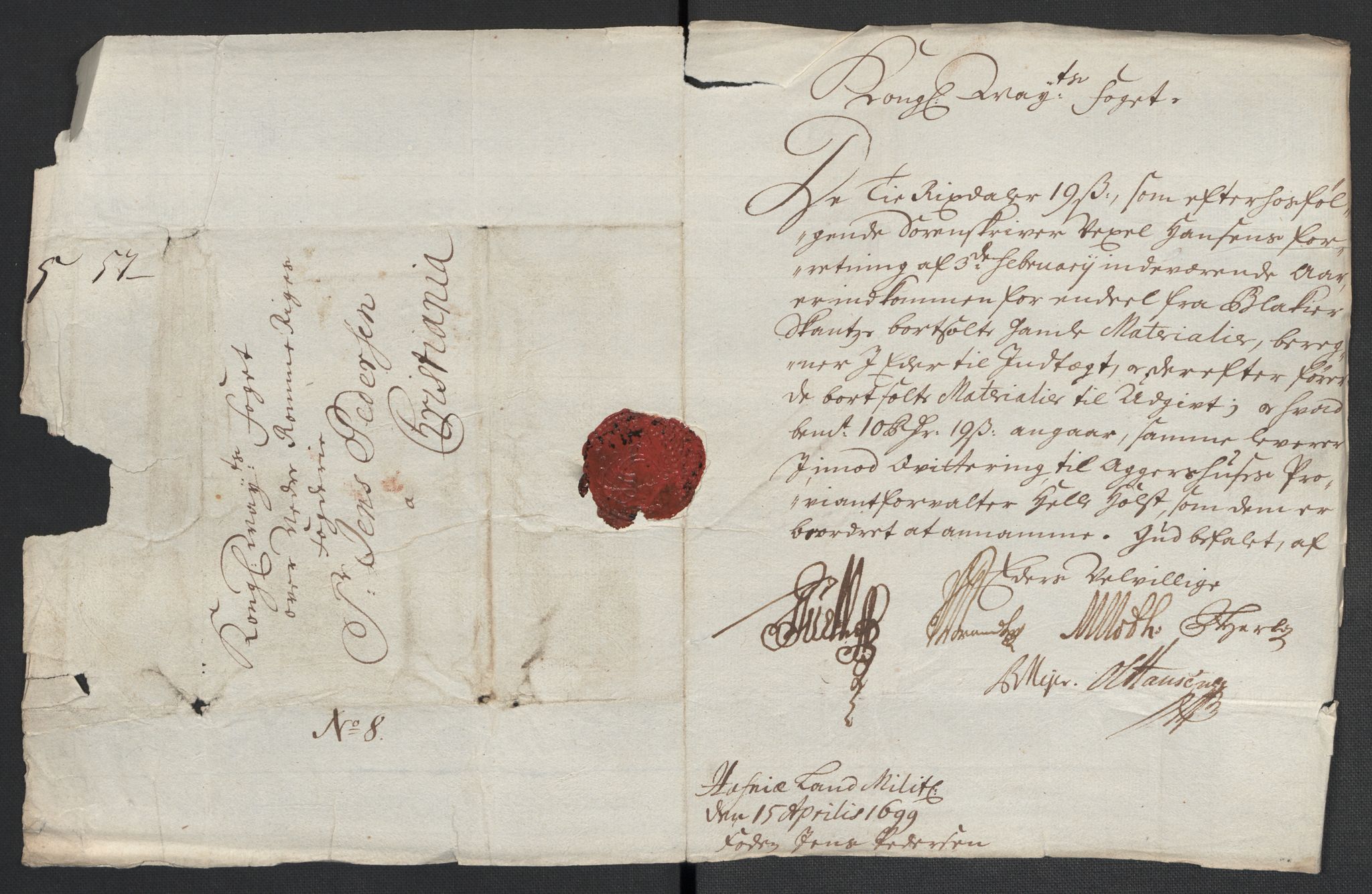 Rentekammeret inntil 1814, Reviderte regnskaper, Fogderegnskap, AV/RA-EA-4092/R11/L0582: Fogderegnskap Nedre Romerike, 1699, p. 178