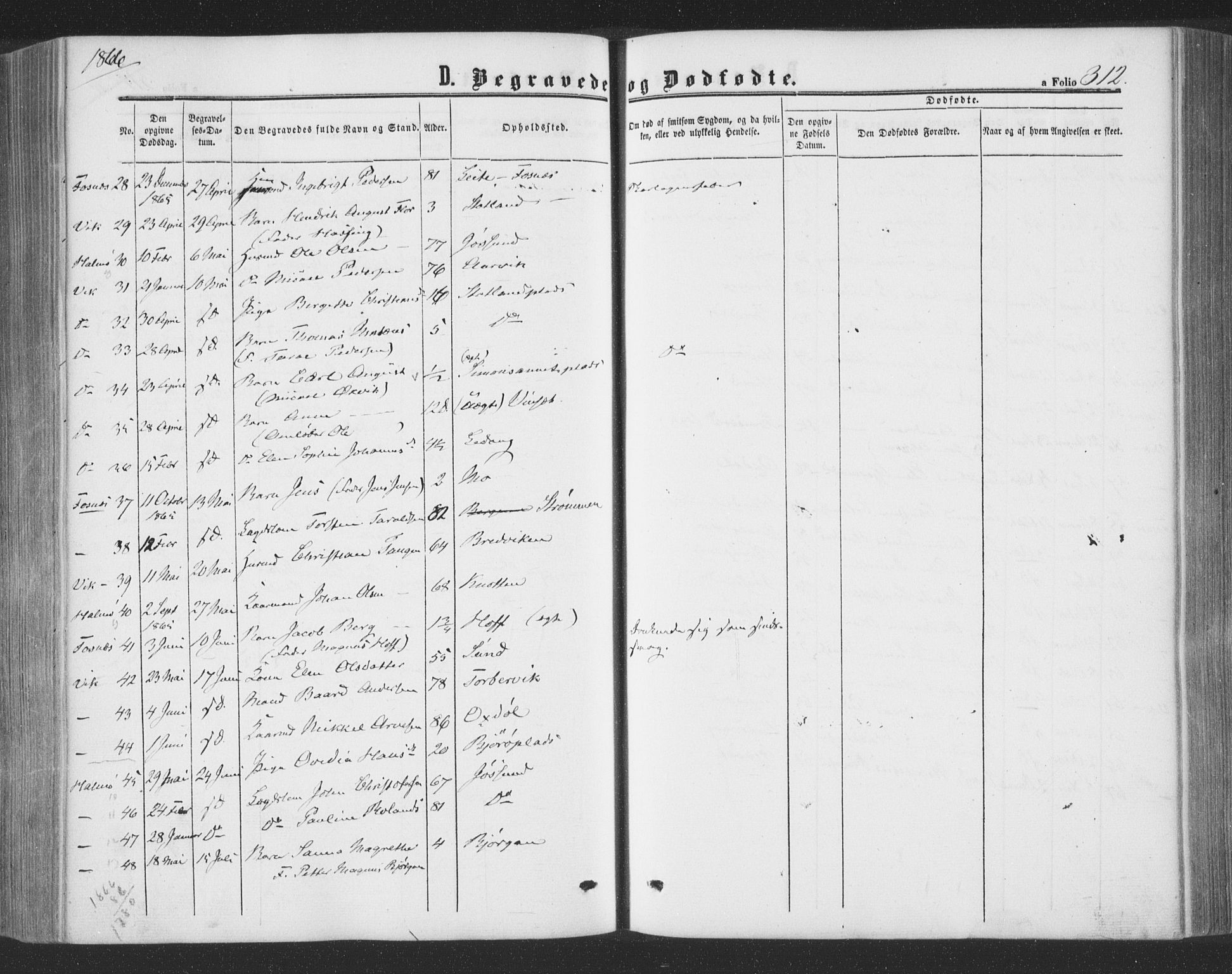 Ministerialprotokoller, klokkerbøker og fødselsregistre - Nord-Trøndelag, SAT/A-1458/773/L0615: Parish register (official) no. 773A06, 1857-1870, p. 312