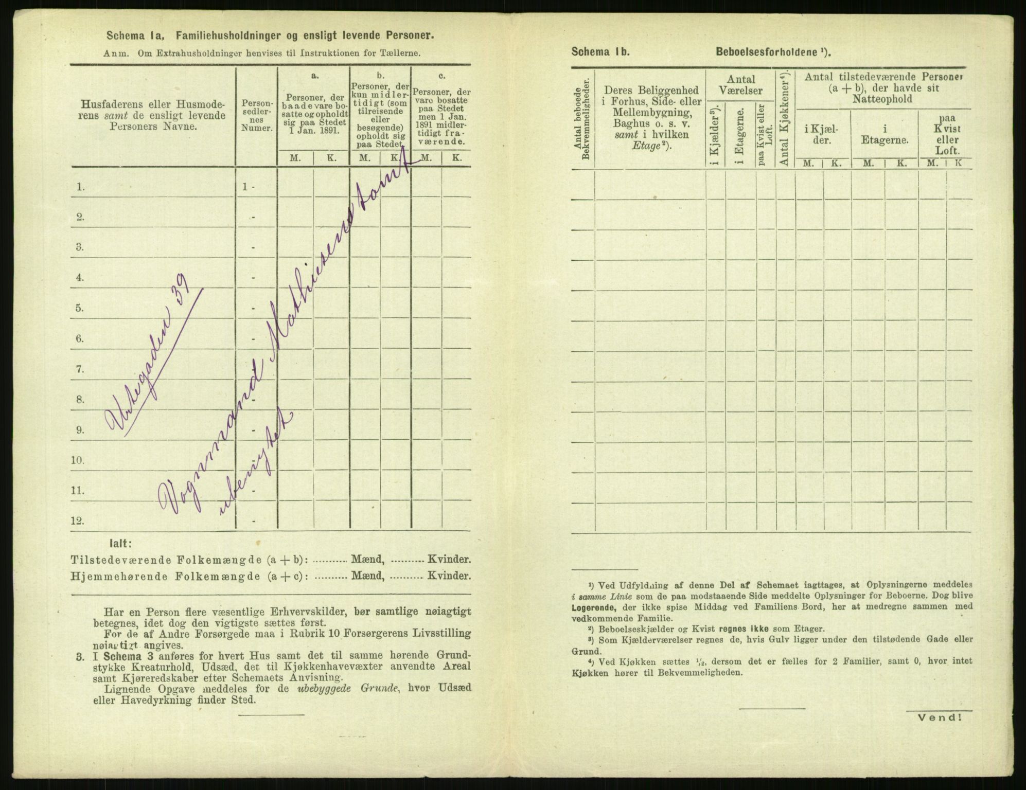 RA, 1891 census for 0301 Kristiania, 1891, p. 100636