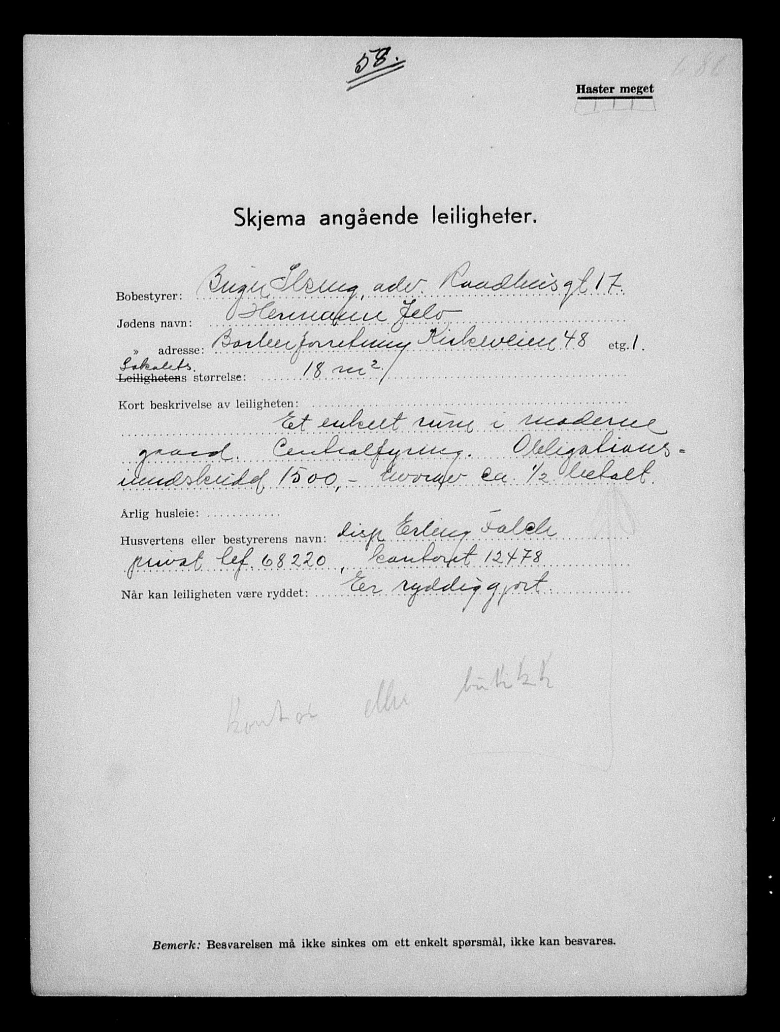 Justisdepartementet, Tilbakeføringskontoret for inndratte formuer, AV/RA-S-1564/H/Hc/Hcc/L0947: --, 1945-1947, p. 565