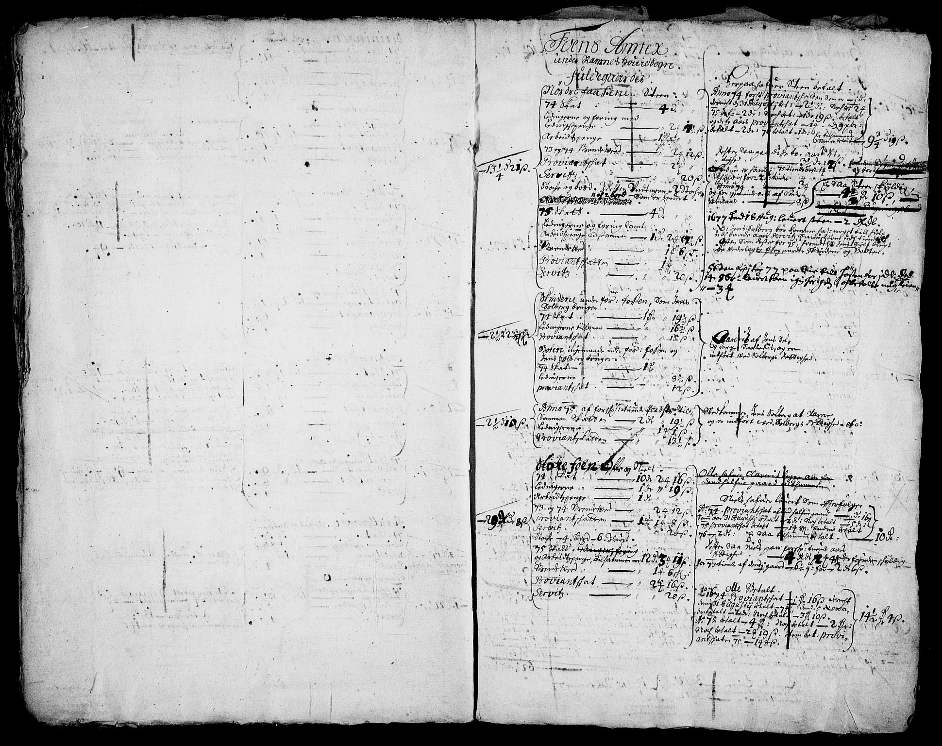 Rentekammeret inntil 1814, Realistisk ordnet avdeling, AV/RA-EA-4070/N/Na/L0003/0004: [XI h]: Tønsbergs amt og Larvik grevskaps jordebøker: / Skatteregnskap for Ramnes, Fon, Vivestad og en del av Høyjord anneks, 1673-1676