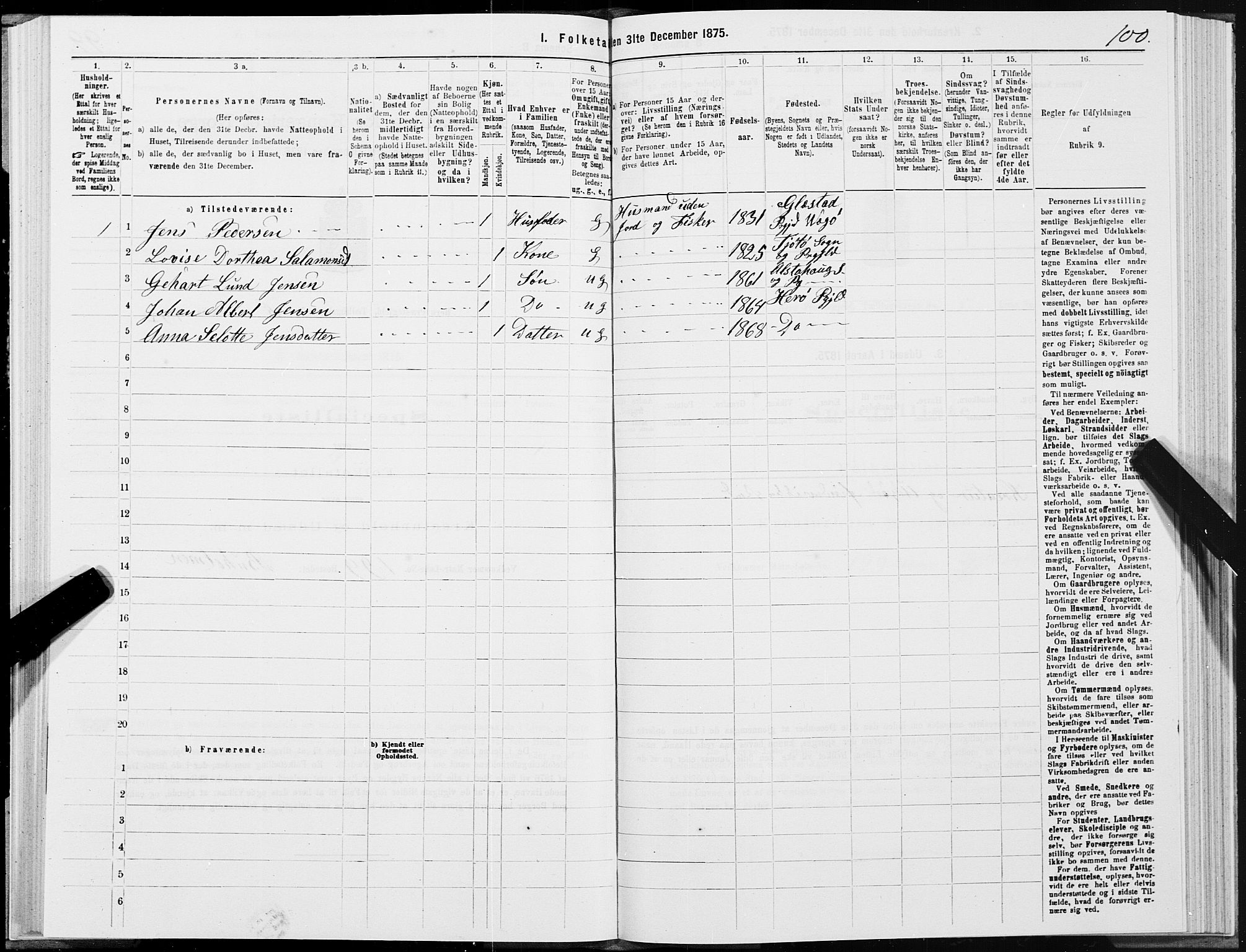 SAT, 1875 census for 1818P Herøy, 1875, p. 4100