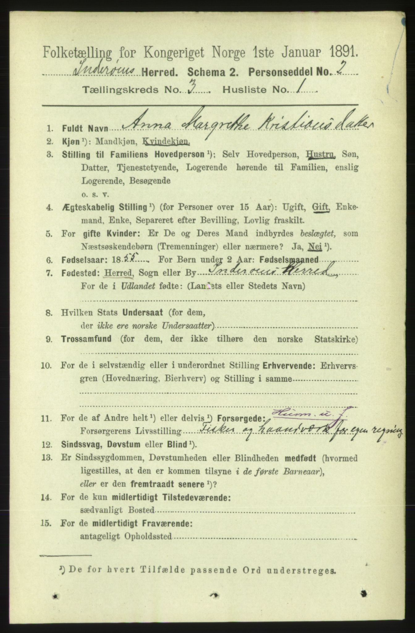 RA, 1891 census for 1729 Inderøy, 1891, p. 1920