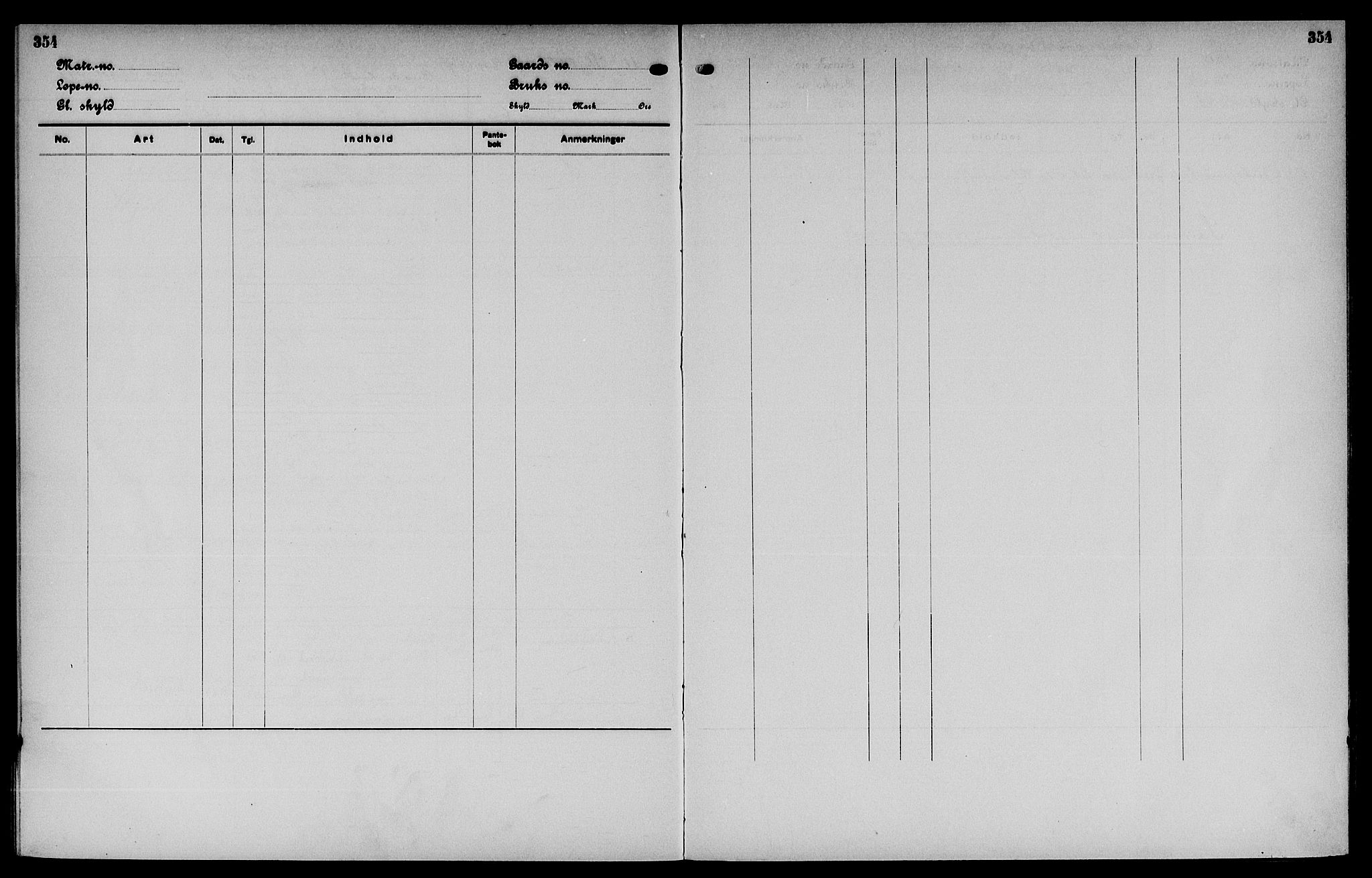 Vinger og Odal sorenskriveri, SAH/TING-022/H/Ha/Hac/Hacc/L0010: Mortgage register no. 3.10, 1923, p. 354