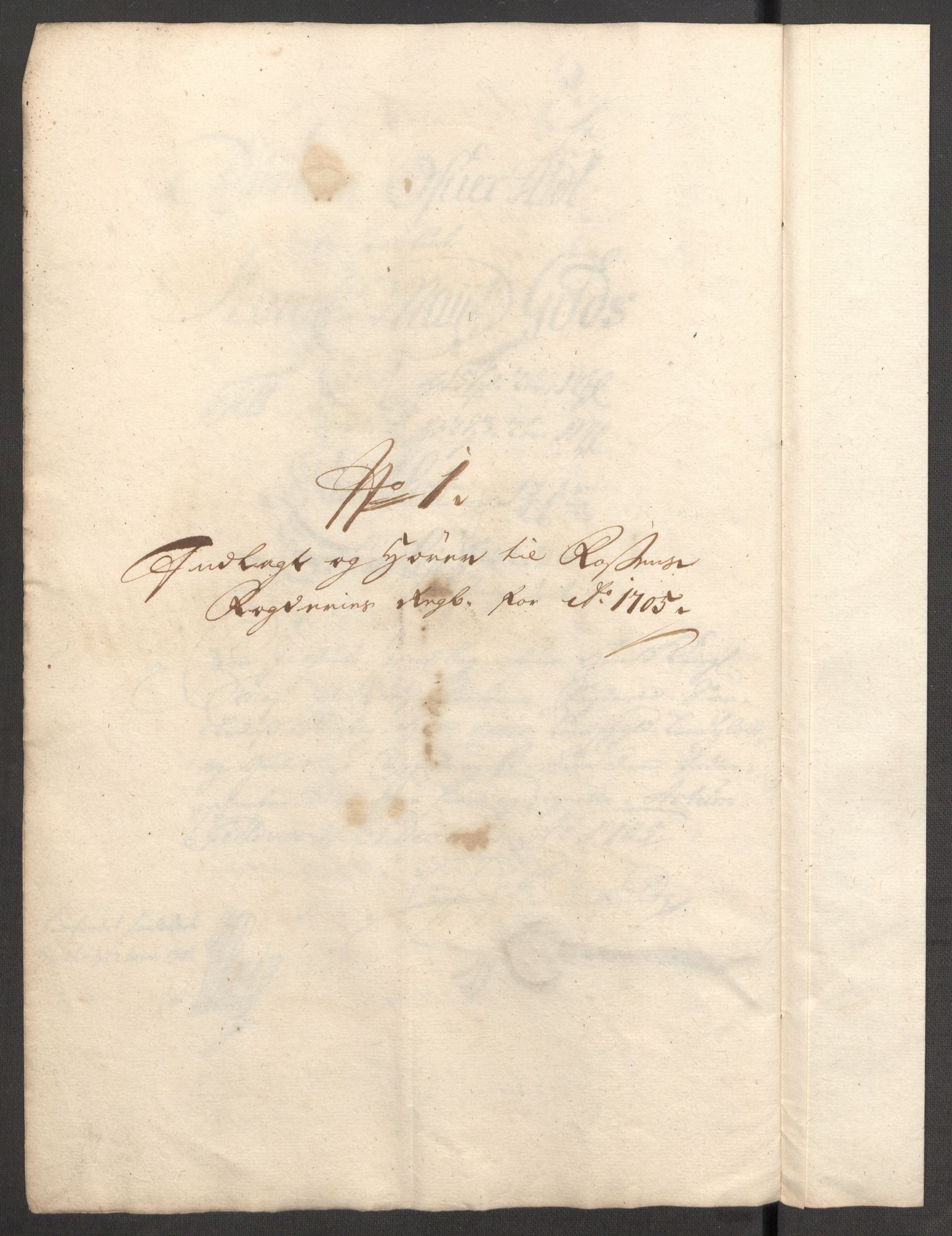 Rentekammeret inntil 1814, Reviderte regnskaper, Fogderegnskap, AV/RA-EA-4092/R57/L3856: Fogderegnskap Fosen, 1704-1705, p. 229