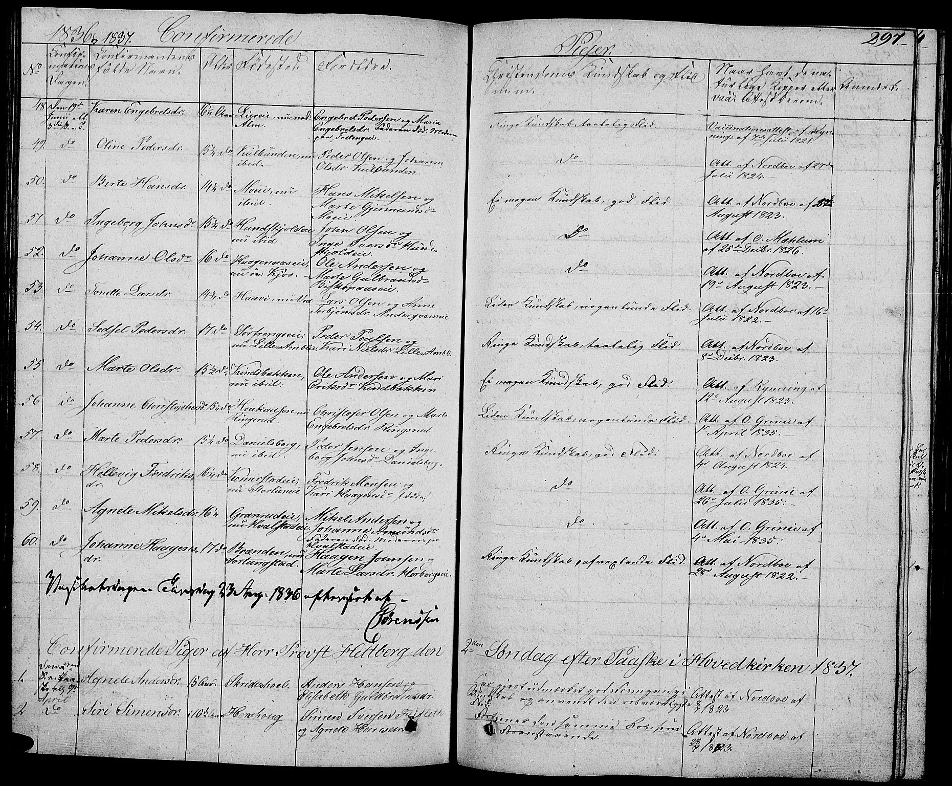 Ringsaker prestekontor, AV/SAH-PREST-014/L/La/L0004: Parish register (copy) no. 4, 1827-1838, p. 297