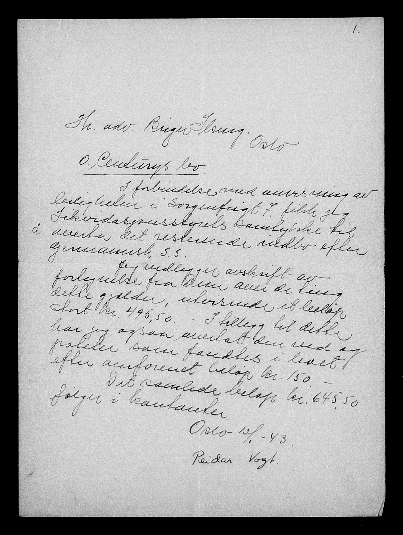 Justisdepartementet, Tilbakeføringskontoret for inndratte formuer, AV/RA-S-1564/H/Hc/Hcc/L0928: --, 1945-1947, p. 172