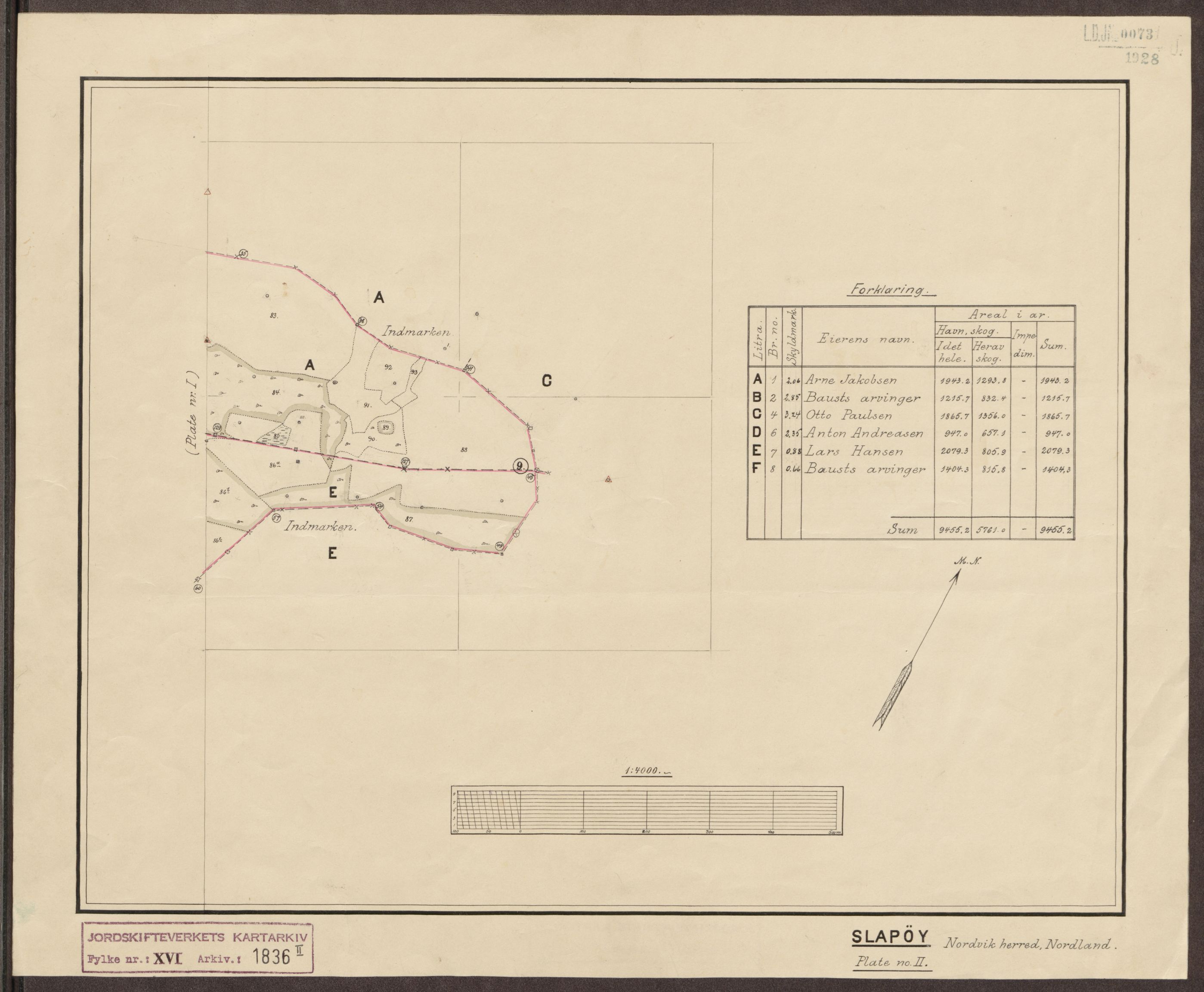 Jordskifteverkets kartarkiv, AV/RA-S-3929/T, 1859-1988, p. 2220