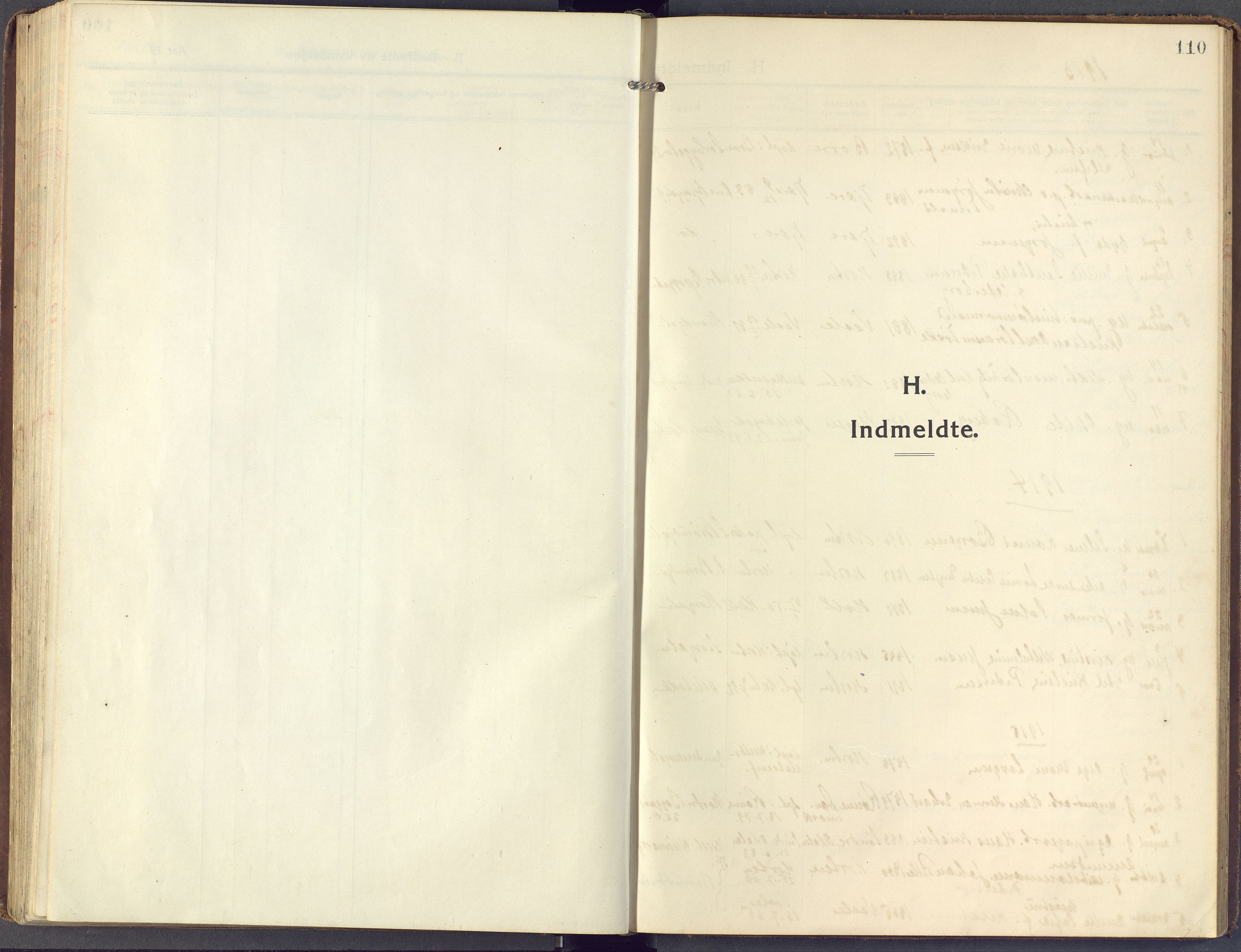 Horten kirkebøker, SAKO/A-348/F/Fa/L0007: Parish register (official) no. 7, 1913-1926, p. 110
