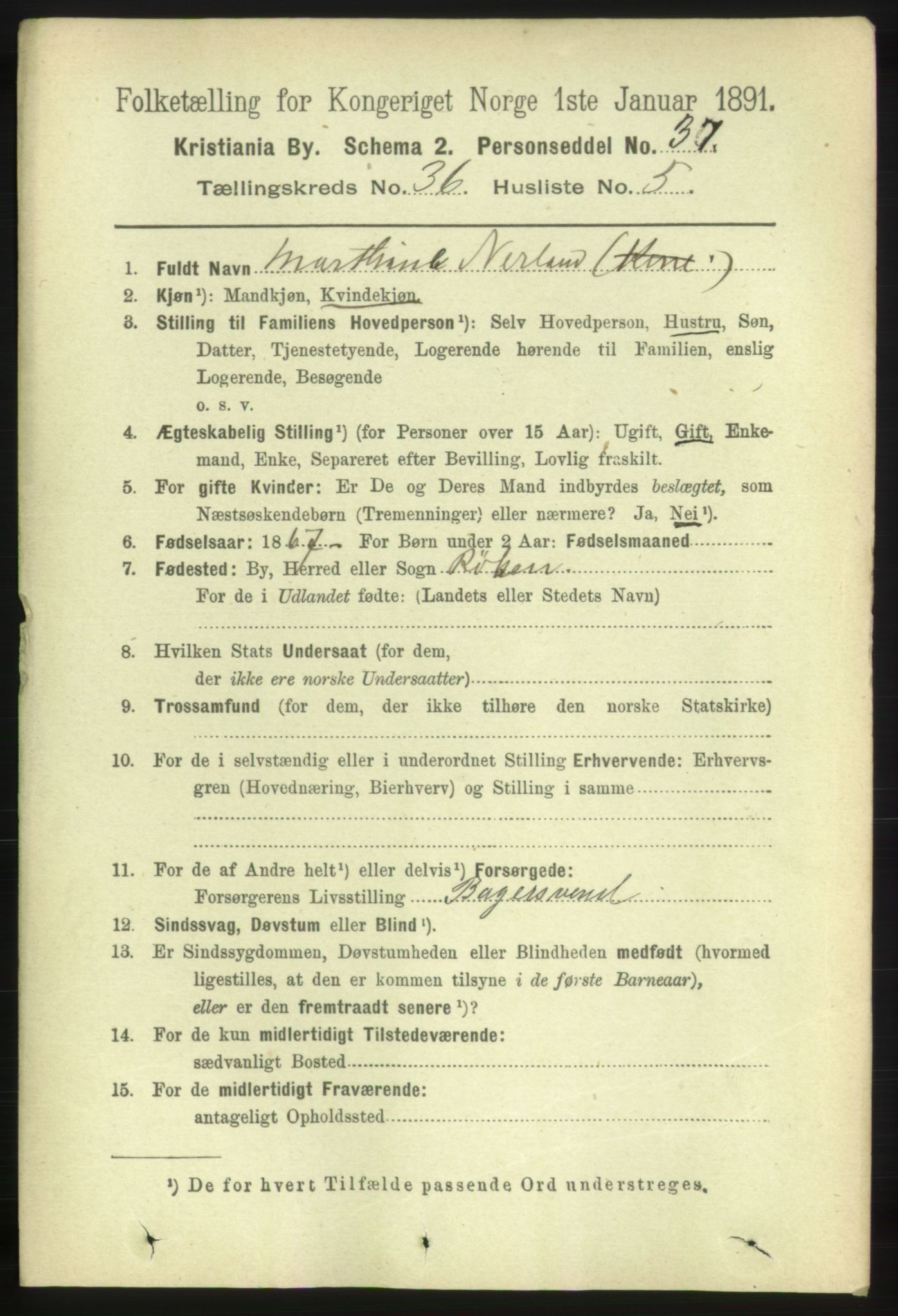 RA, 1891 census for 0301 Kristiania, 1891, p. 20139