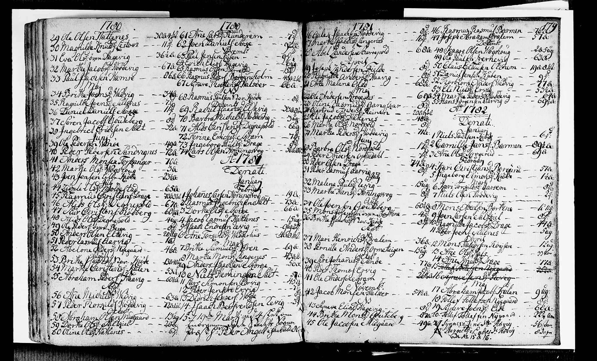 Selje sokneprestembete, AV/SAB-A-99938/H/Ha/Haa/Haaa: Parish register (official) no. A 5, 1760-1782, p. 179