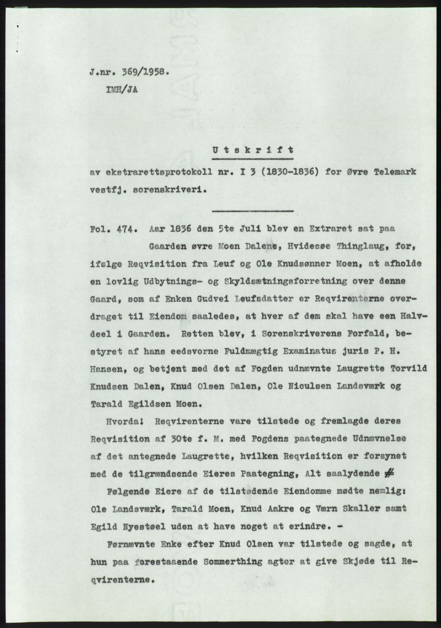 Statsarkivet i Kongsberg, SAKO/A-0001, 1958, p. 211