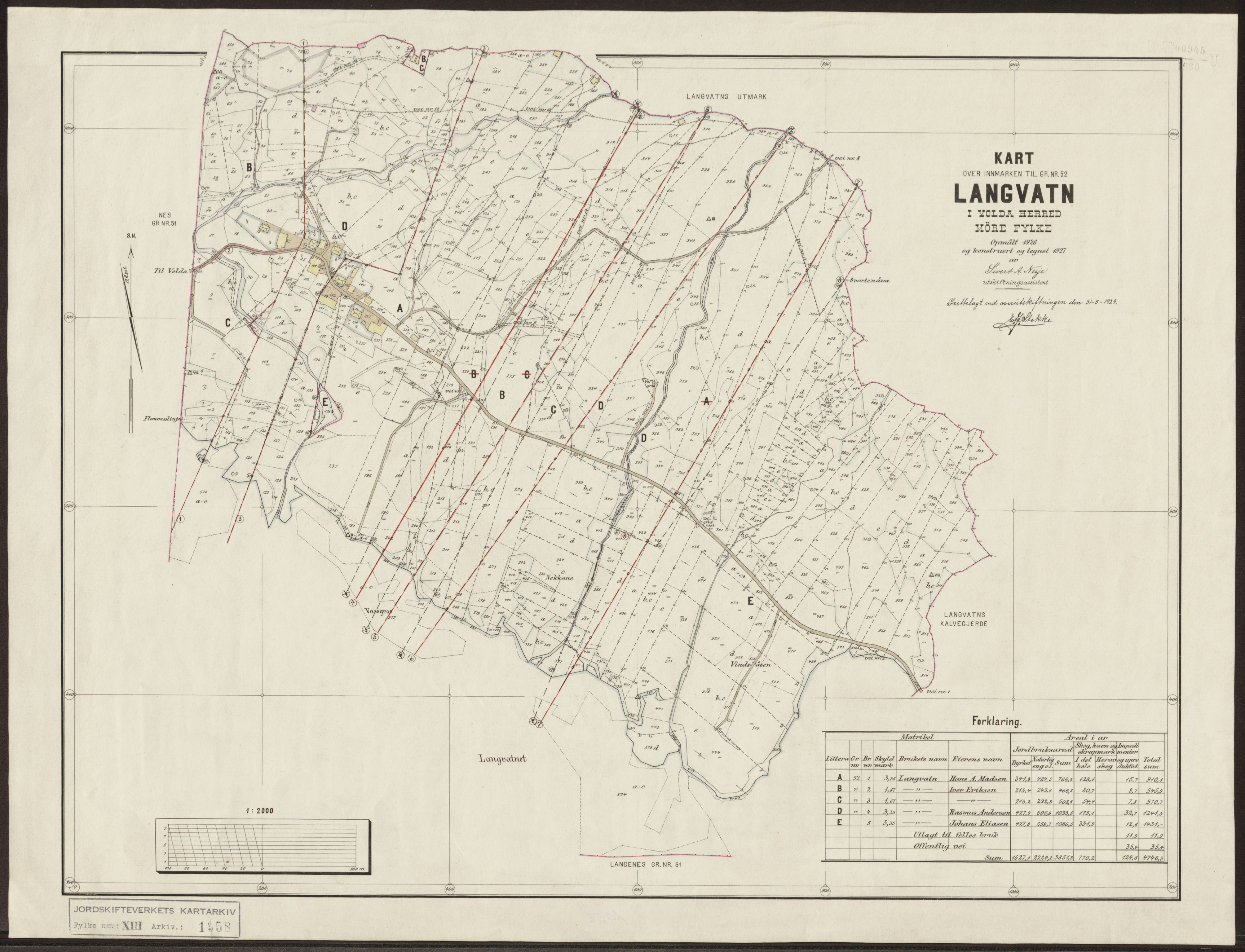 Jordskifteverkets kartarkiv, RA/S-3929/T, 1859-1988, p. 2373