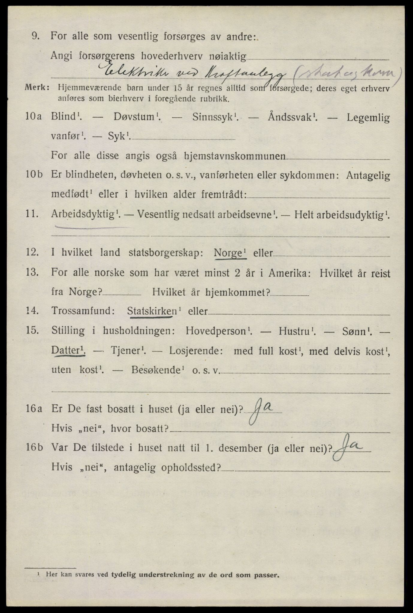 SAO, 1920 census for Spydeberg, 1920, p. 3434