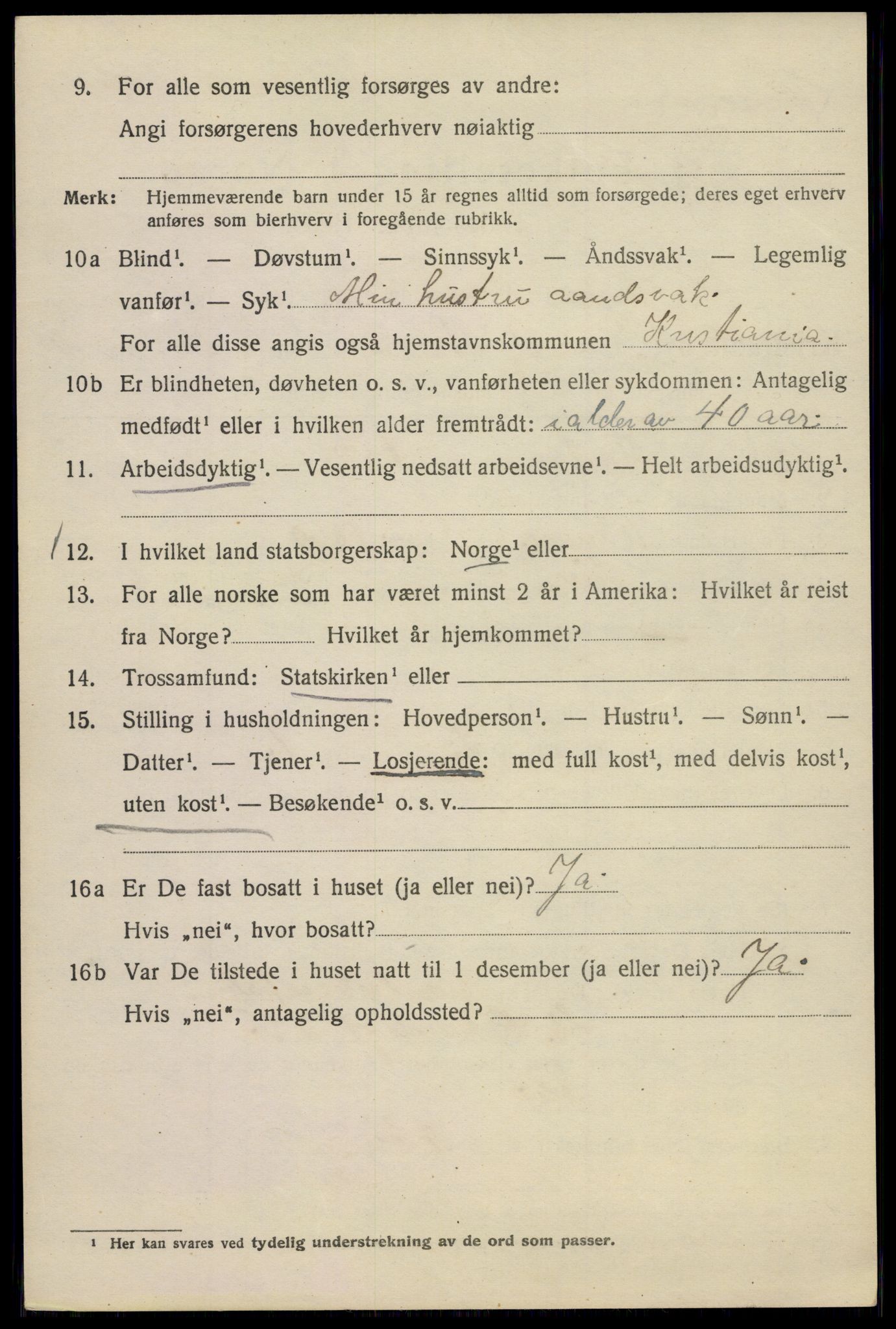 SAO, 1920 census for Kristiania, 1920, p. 322284