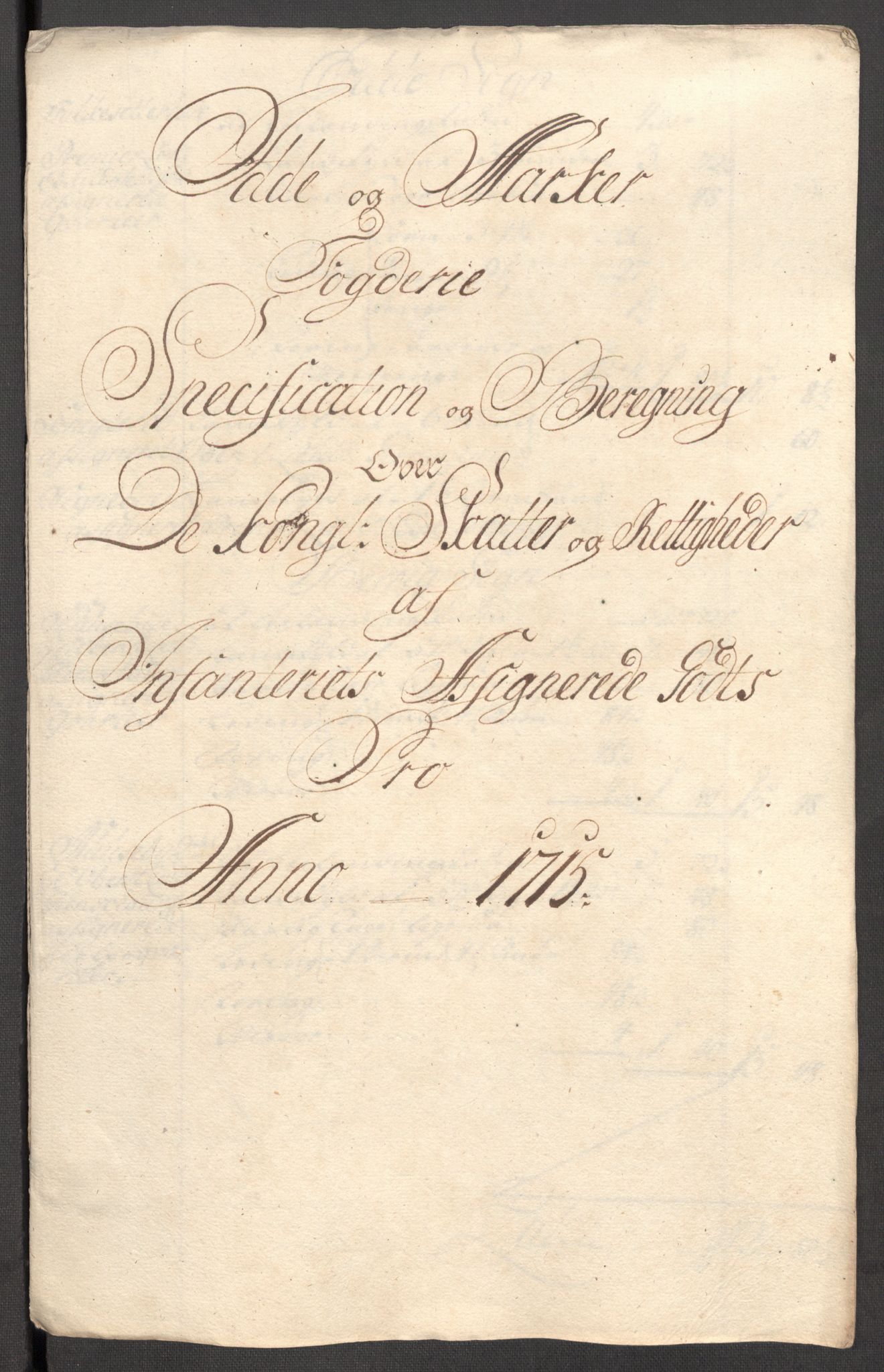 Rentekammeret inntil 1814, Reviderte regnskaper, Fogderegnskap, AV/RA-EA-4092/R01/L0023: Fogderegnskap Idd og Marker, 1715-1716, p. 168