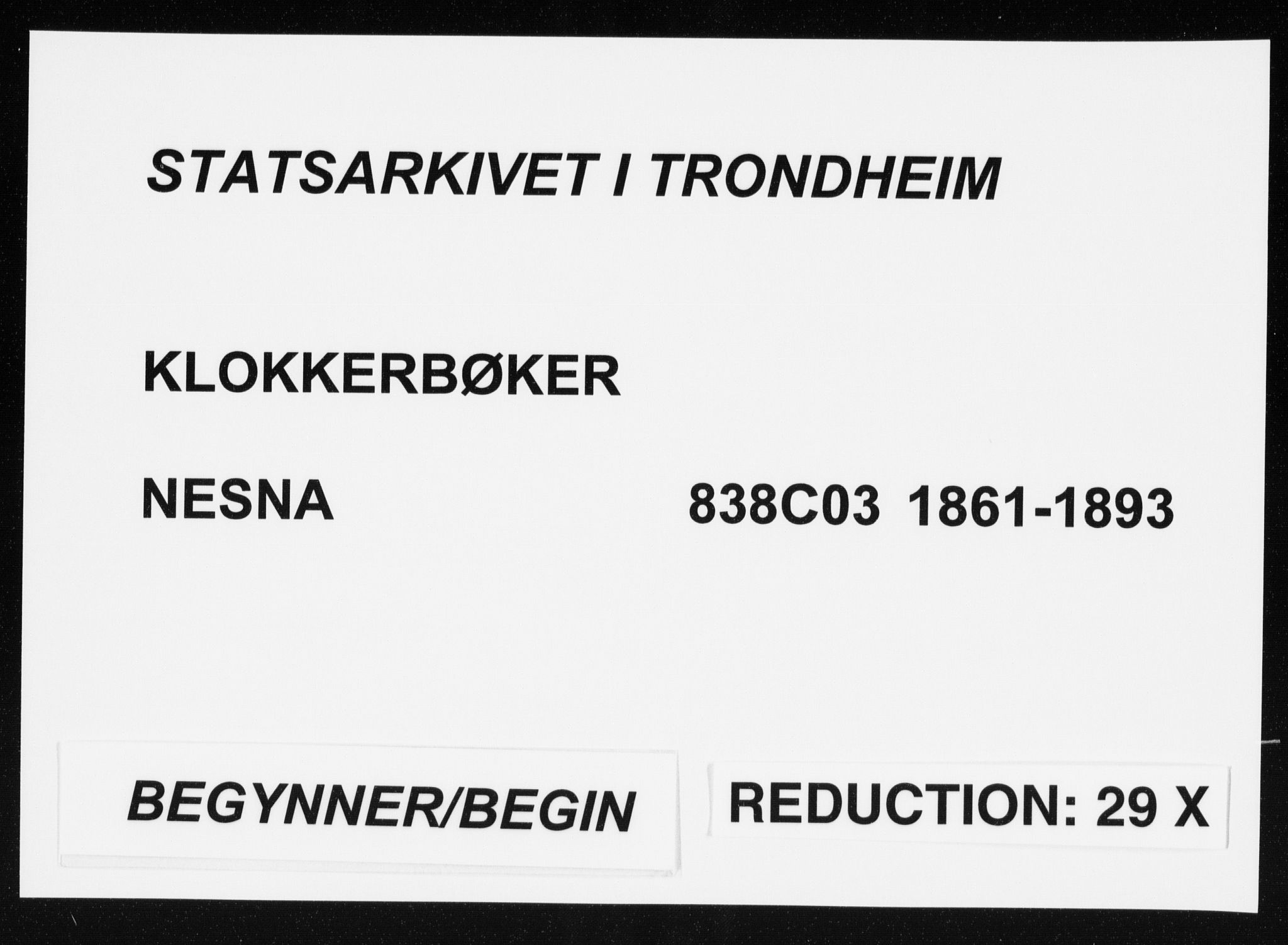 Ministerialprotokoller, klokkerbøker og fødselsregistre - Nordland, SAT/A-1459/838/L0556: Parish register (copy) no. 838C03, 1861-1893