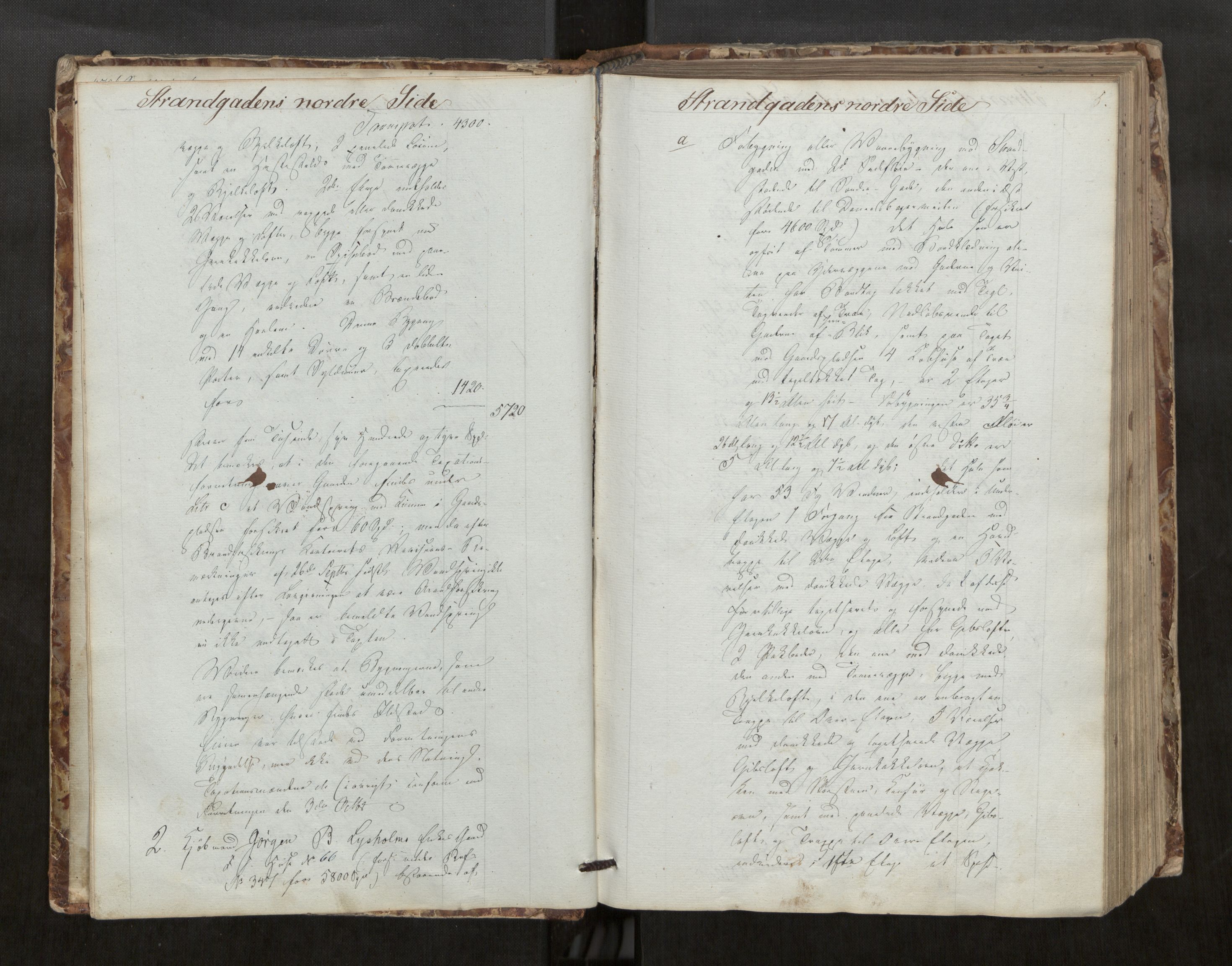 Norges Brannkasse Trondheim magistrat, AV/SAT-A-5590/Fa/L0022: Branntakstprotokoll C, 1846, p. 4b-5a
